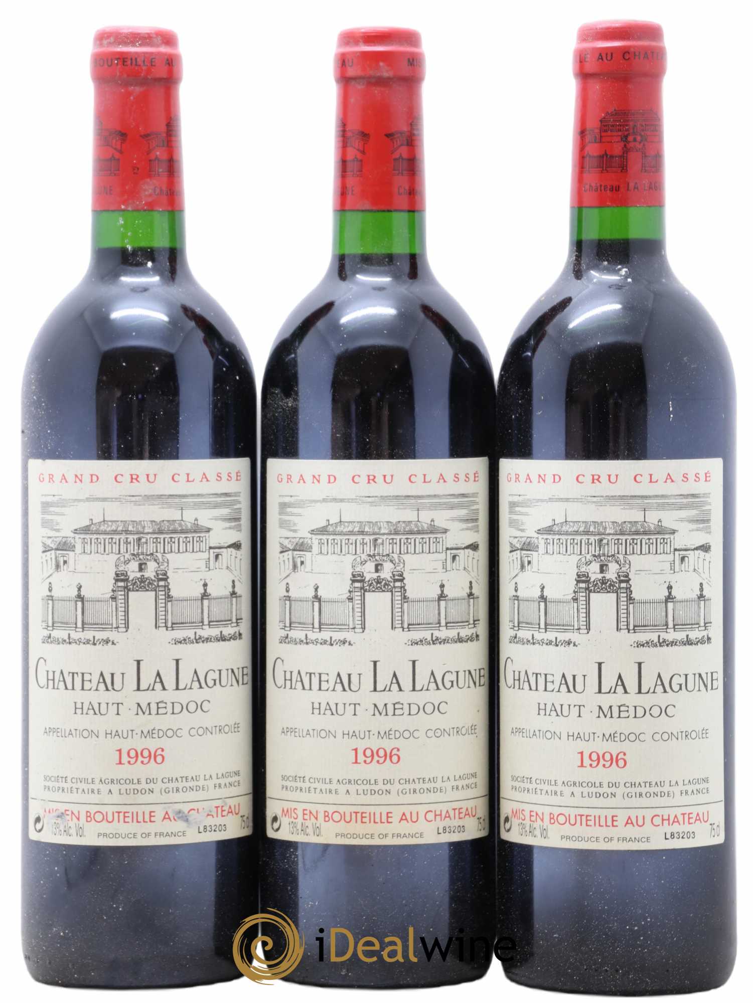 Château la Lagune 3ème Grand Cru Classé 1996 - Lot de 12 bouteilles - 2
