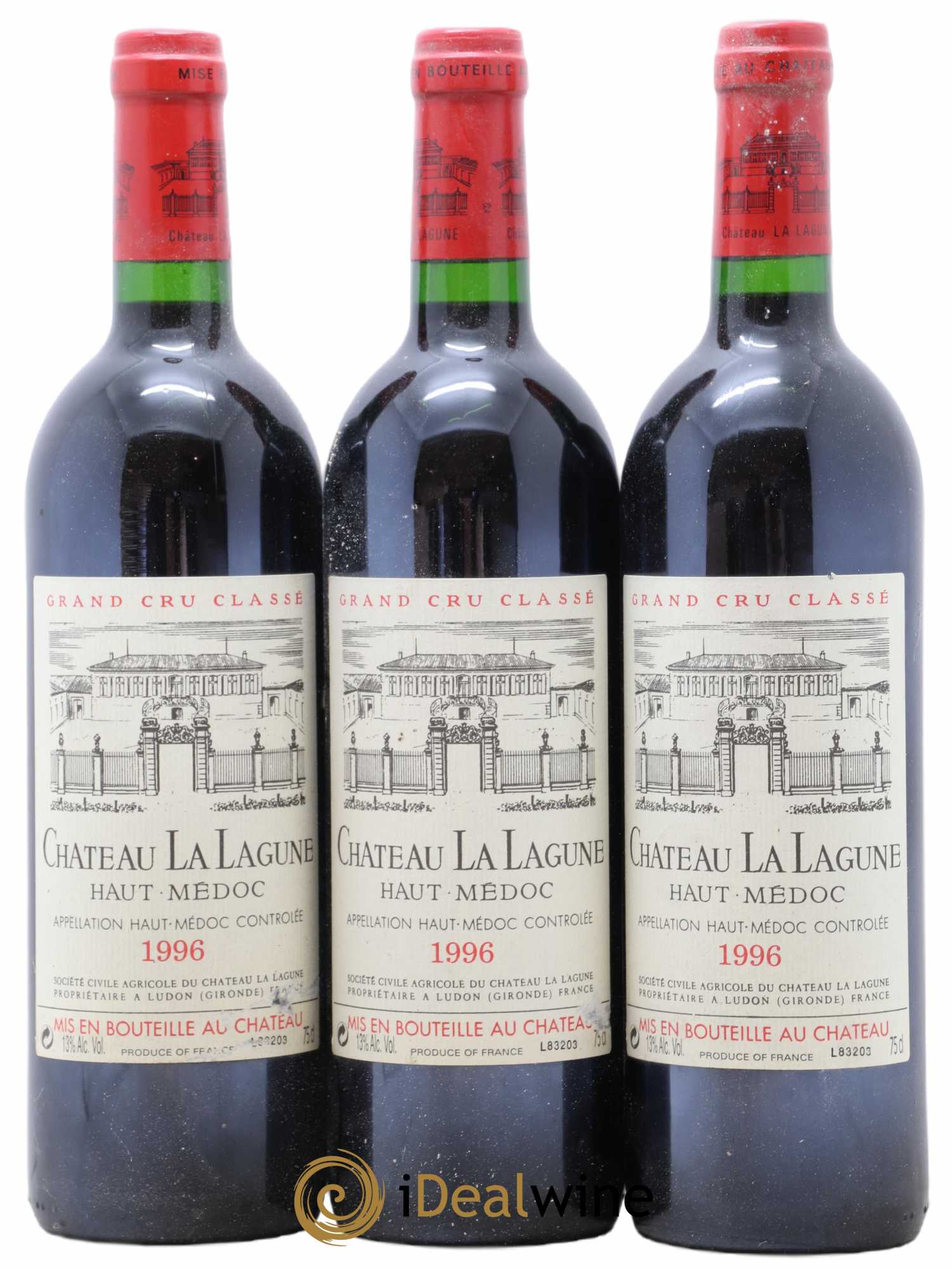Château la Lagune 3ème Grand Cru Classé 1996 - Lot de 12 bouteilles - 3