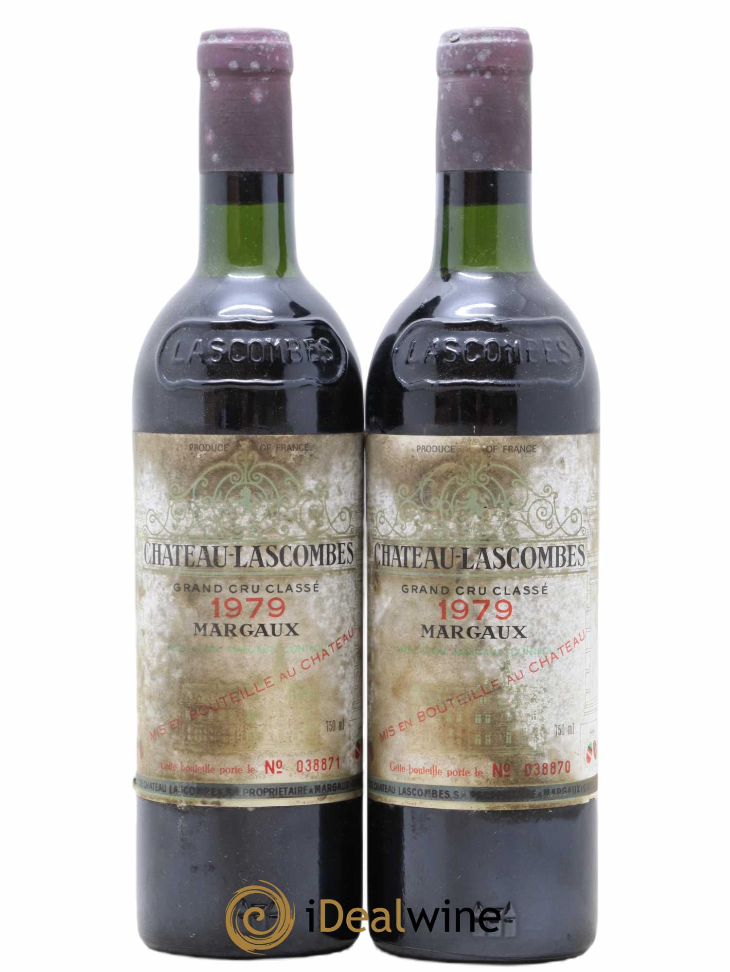 Château Lascombes 2ème Grand Cru Classé 1979 - Lot de 2 bouteilles - 0