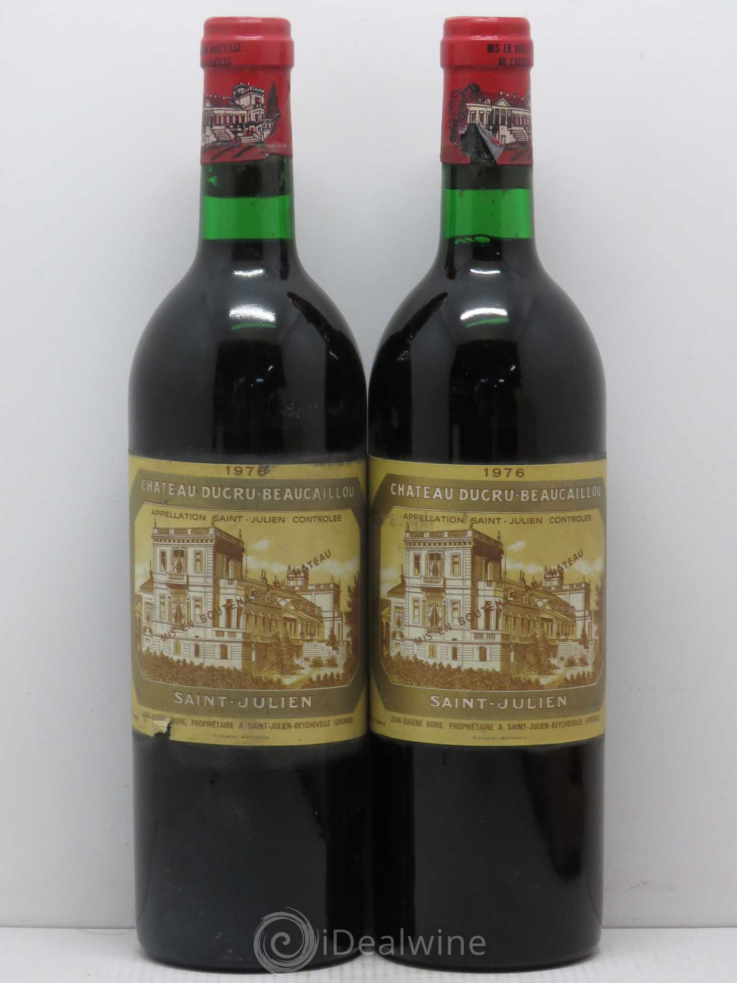 Château Ducru Beaucaillou 2ème Grand Cru Classé 1976 - Lot de 2 bouteilles - 0