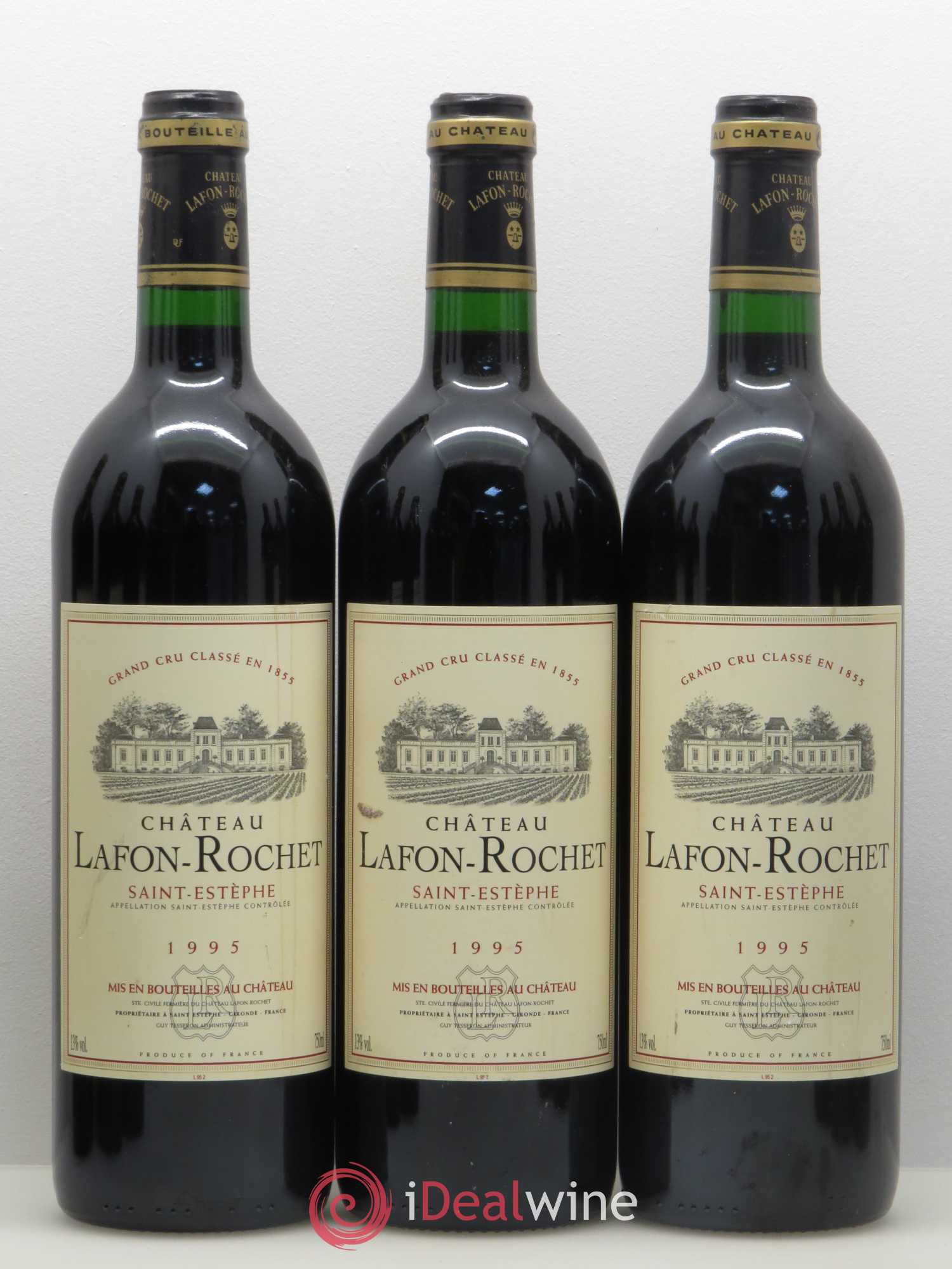 Château Lafon Rochet 4ème Grand Cru Classé 1995 - Lot de 12 bouteilles - 2