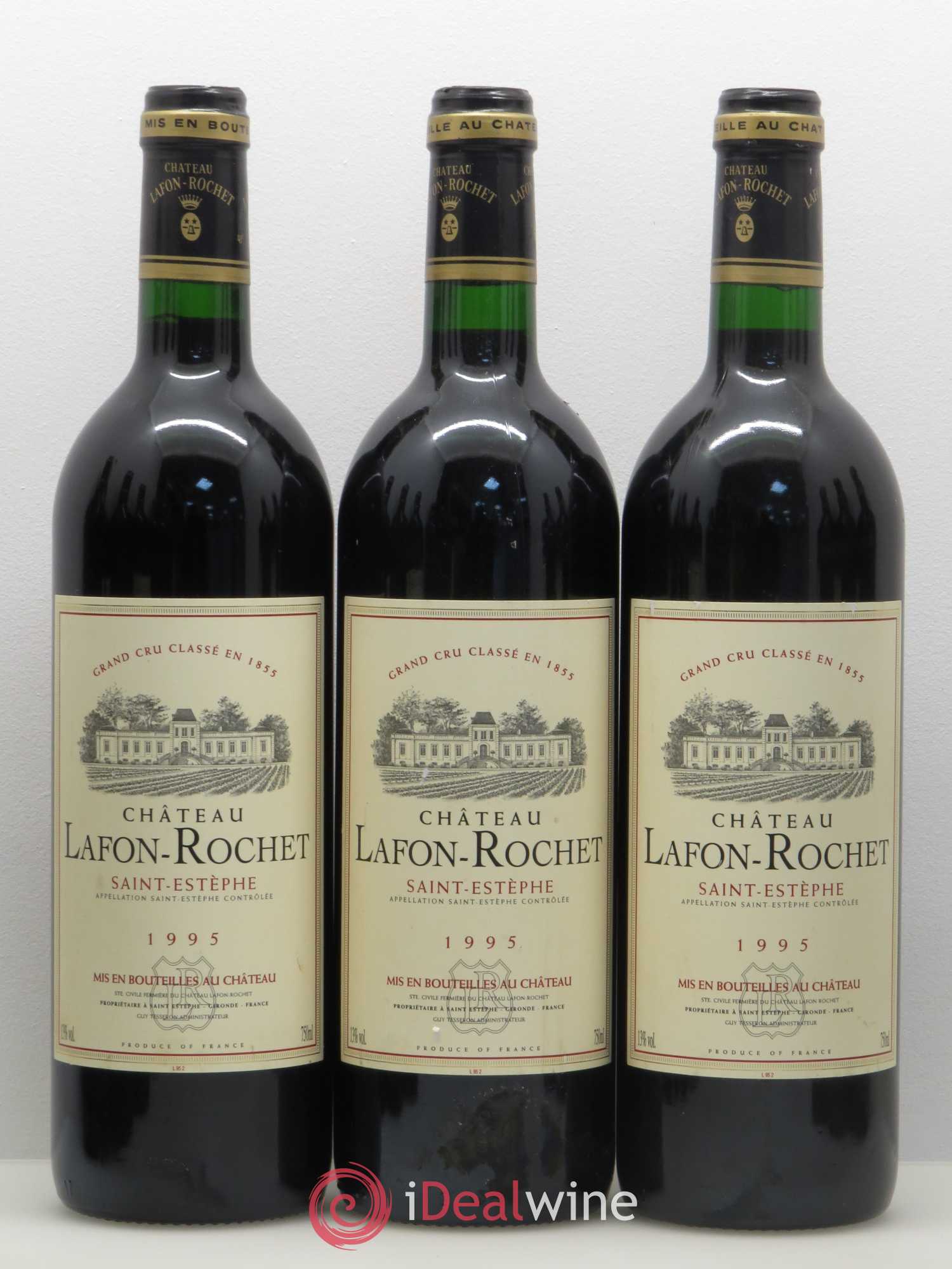 Château Lafon Rochet 4ème Grand Cru Classé 1995 - Lot de 12 bouteilles - 3