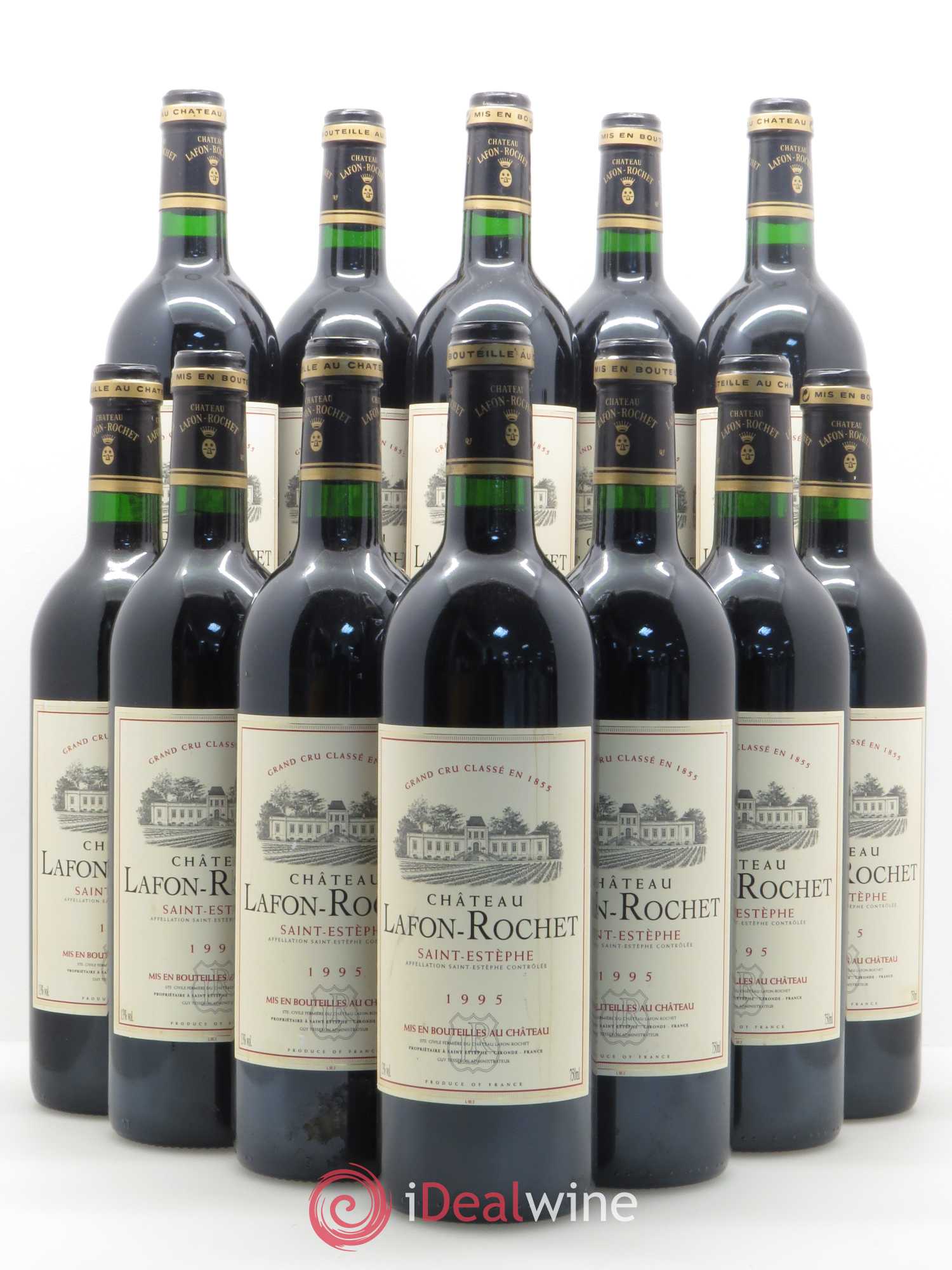 Château Lafon Rochet 4ème Grand Cru Classé 1995 - Lot de 12 bouteilles - 0