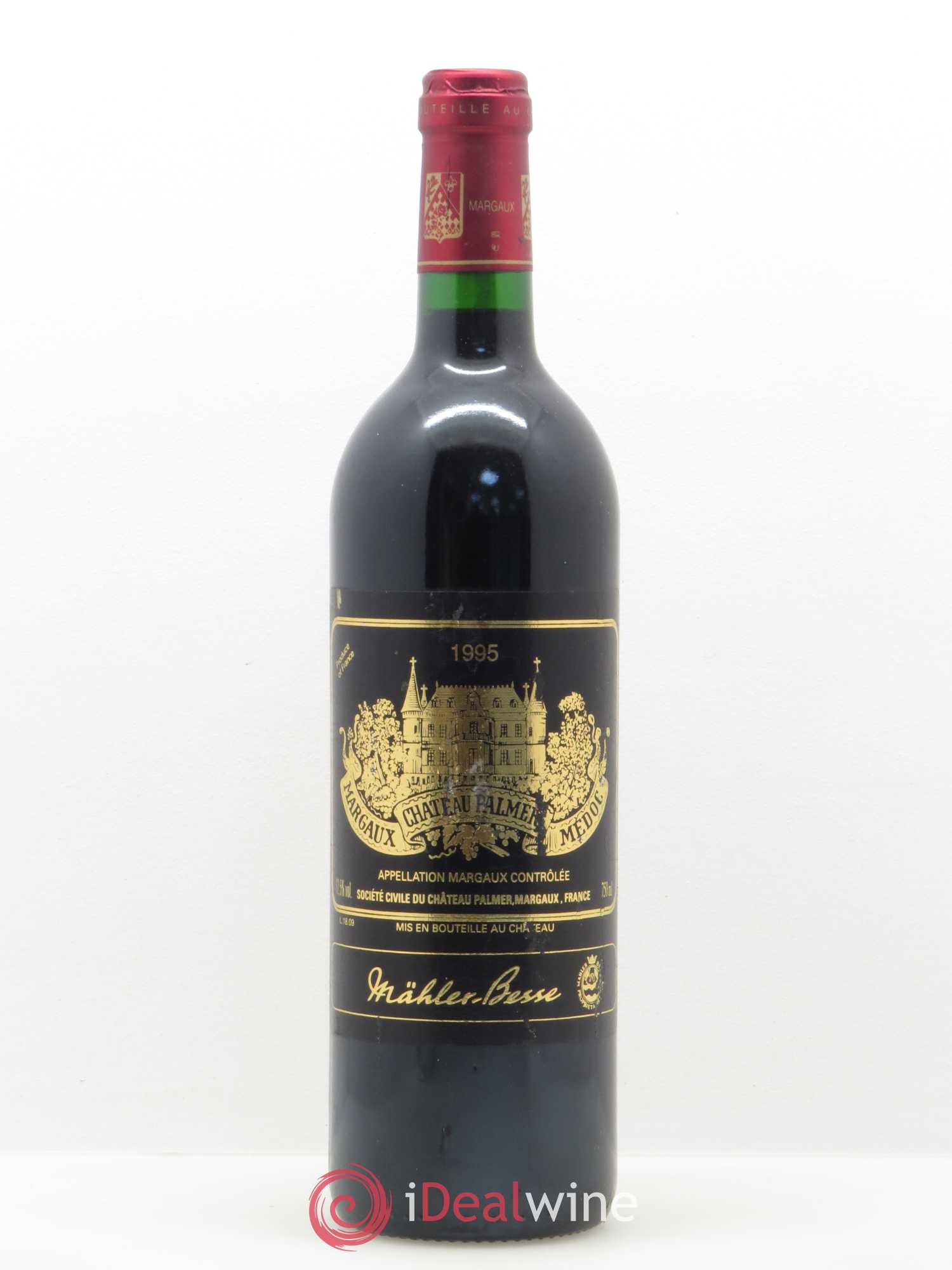 Château Palmer 3ème Grand Cru Classé 1995 - Lot de 1 bouteille - 0