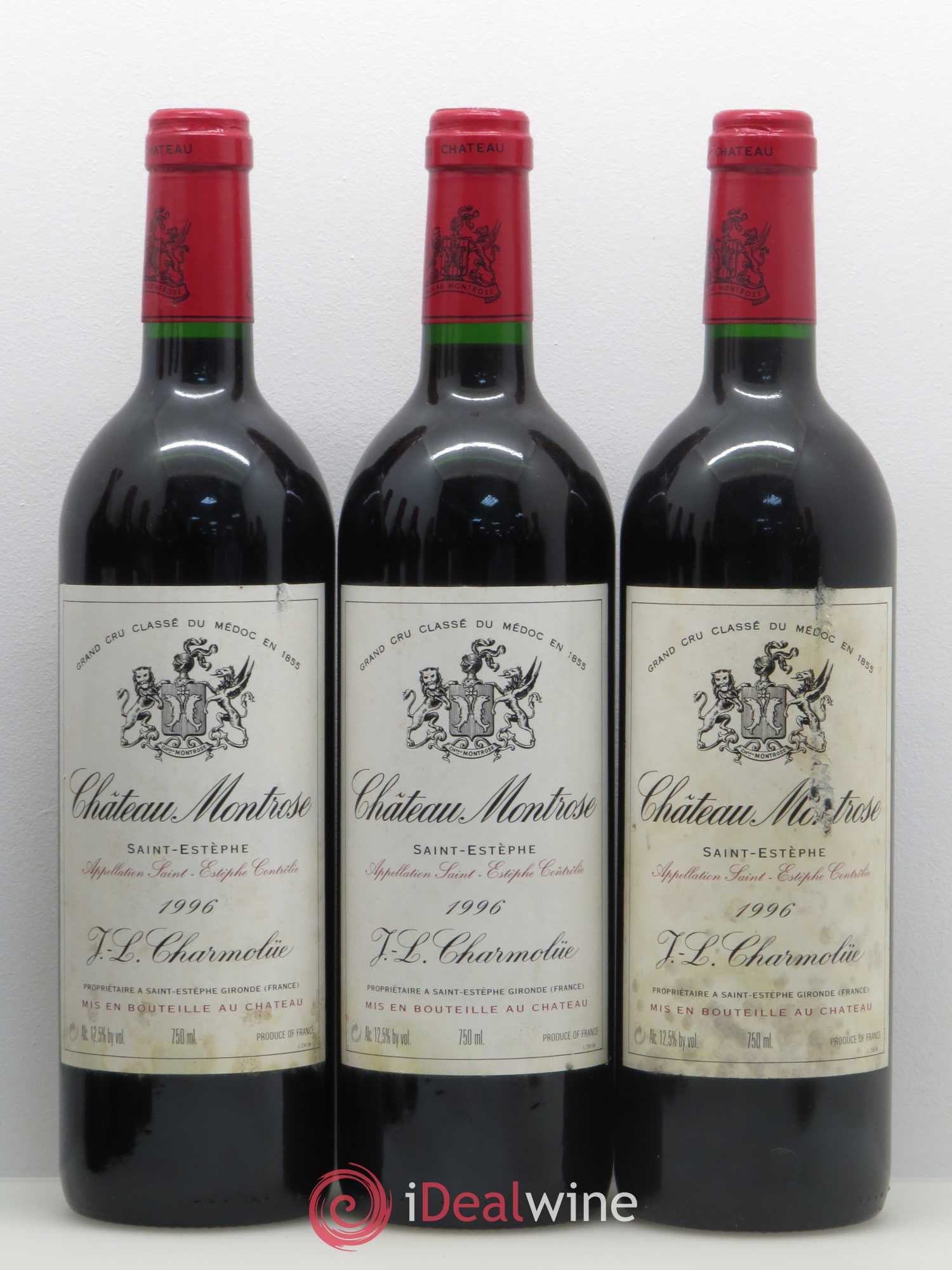 Château Montrose 2ème Grand Cru Classé 1996 - Lot de 12 bouteilles - 3