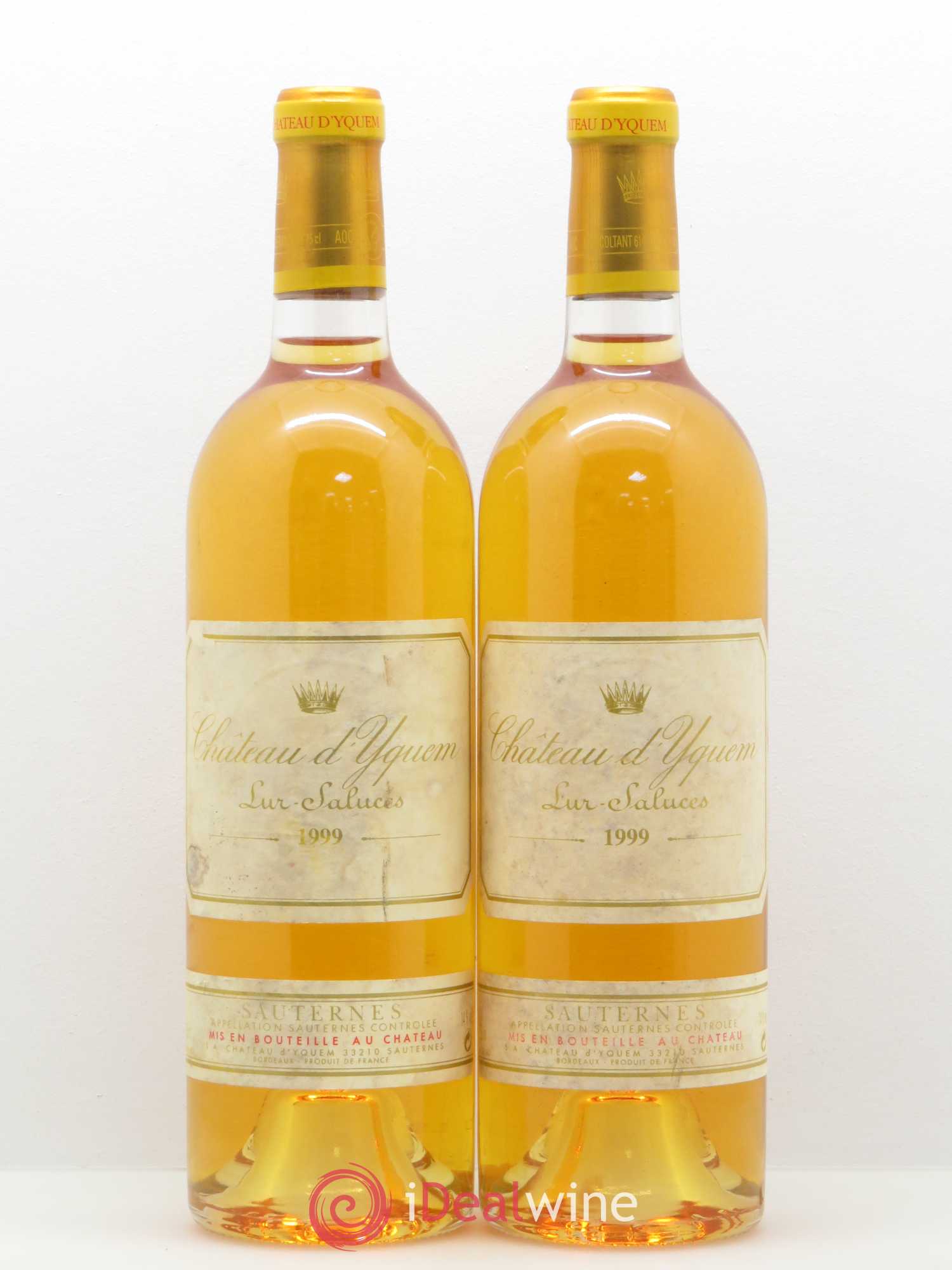 Château d' Yquem 1er Cru Classé Supérieur 1999 - Lotto di 2 bottiglie - 0