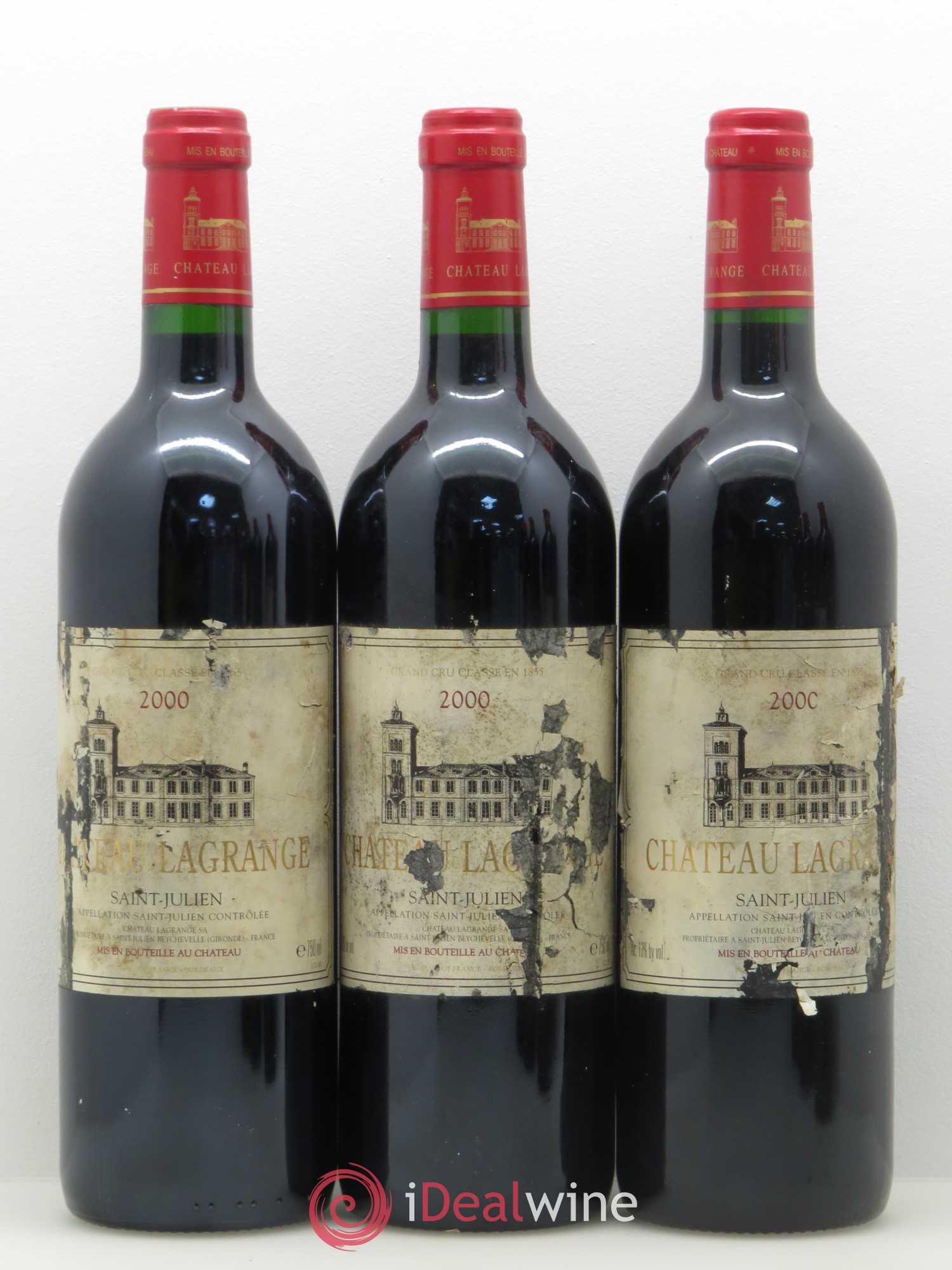 Château Lagrange 3ème Grand Cru Classé 2000 - Lot de 6 bouteilles - 1