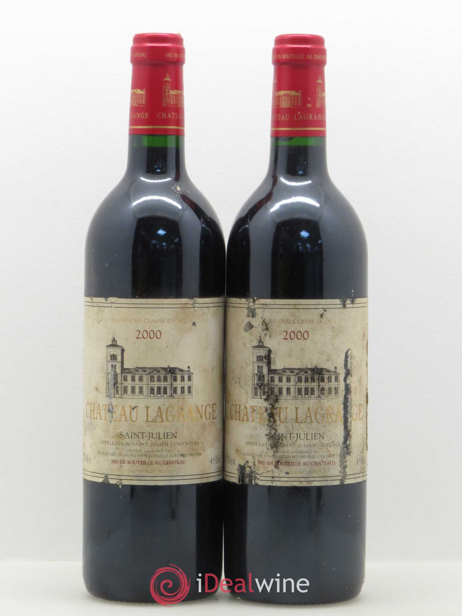 Château Lagrange 3ème Grand Cru Classé 2000 - Lot de 2 bouteilles - 0