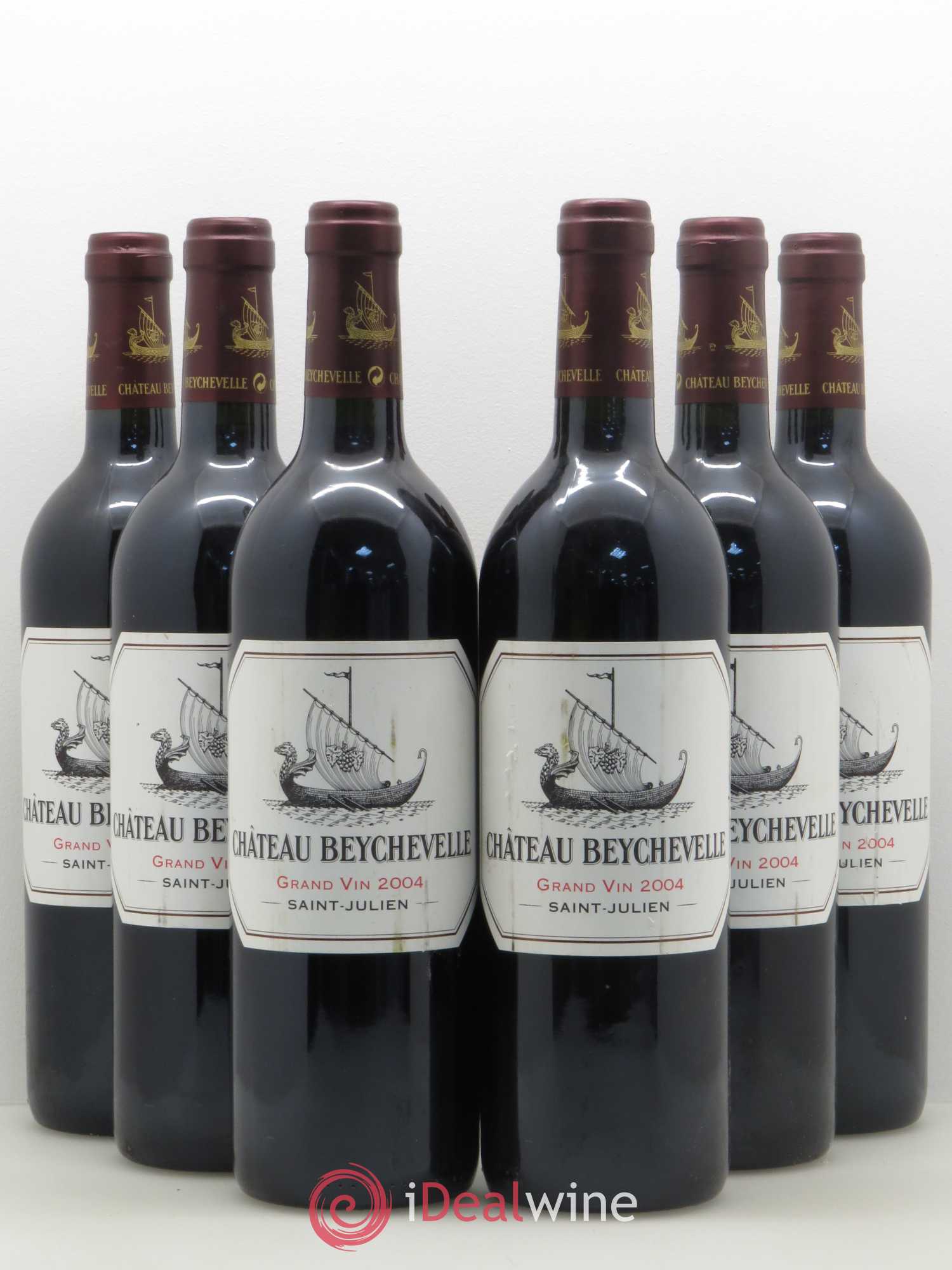Château Beychevelle 4ème Grand Cru Classé 2004 - Lot de 6 bouteilles - 0