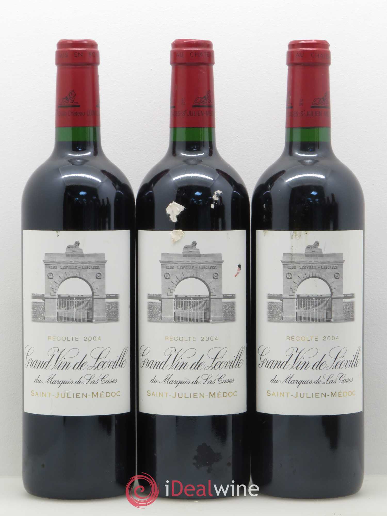 Château Léoville Las Cases 2ème Grand Cru Classé 2004 - Lot de 6 bouteilles - 1