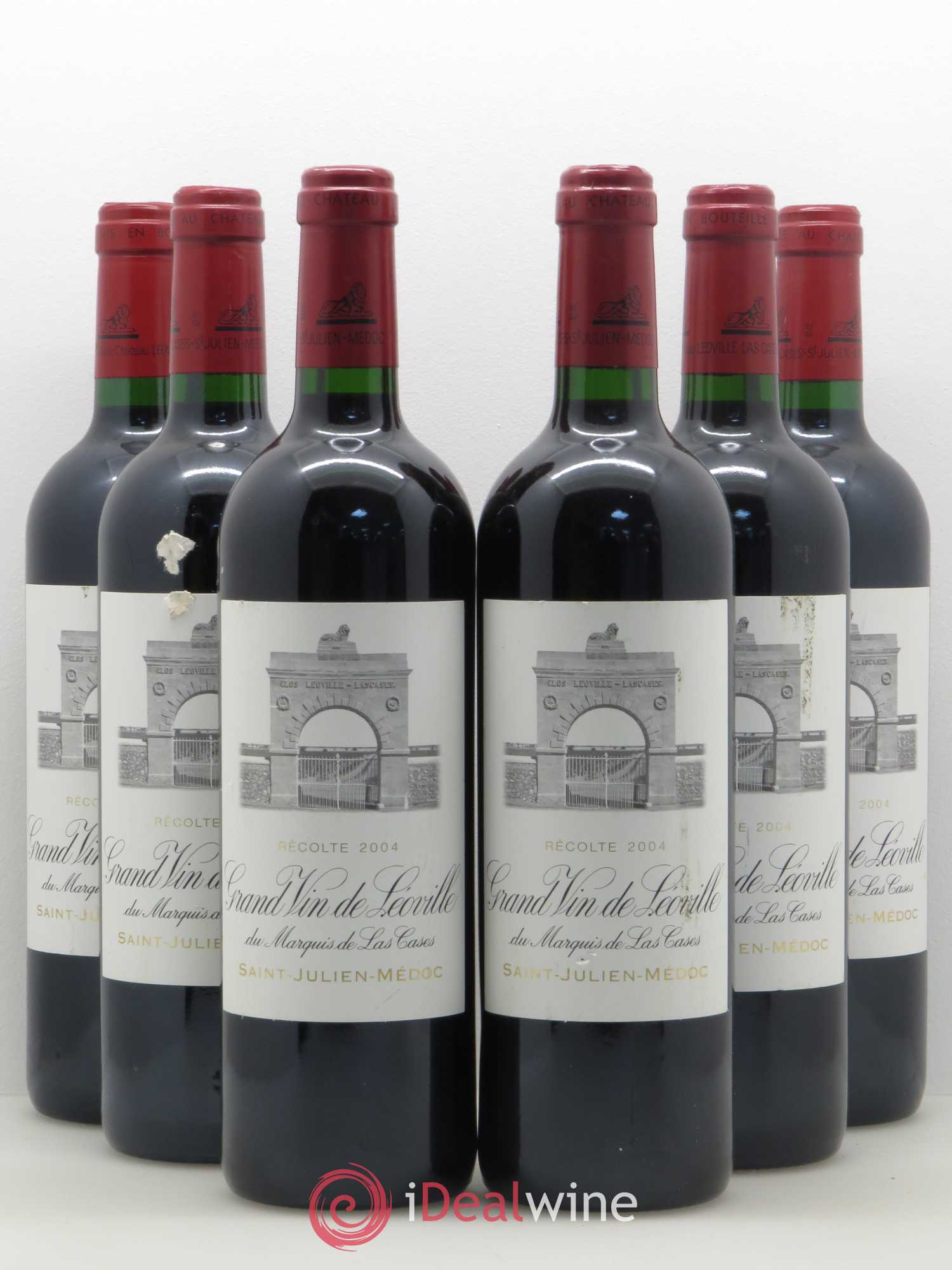Château Léoville Las Cases 2ème Grand Cru Classé 2004 - Lot de 6 bouteilles - 0