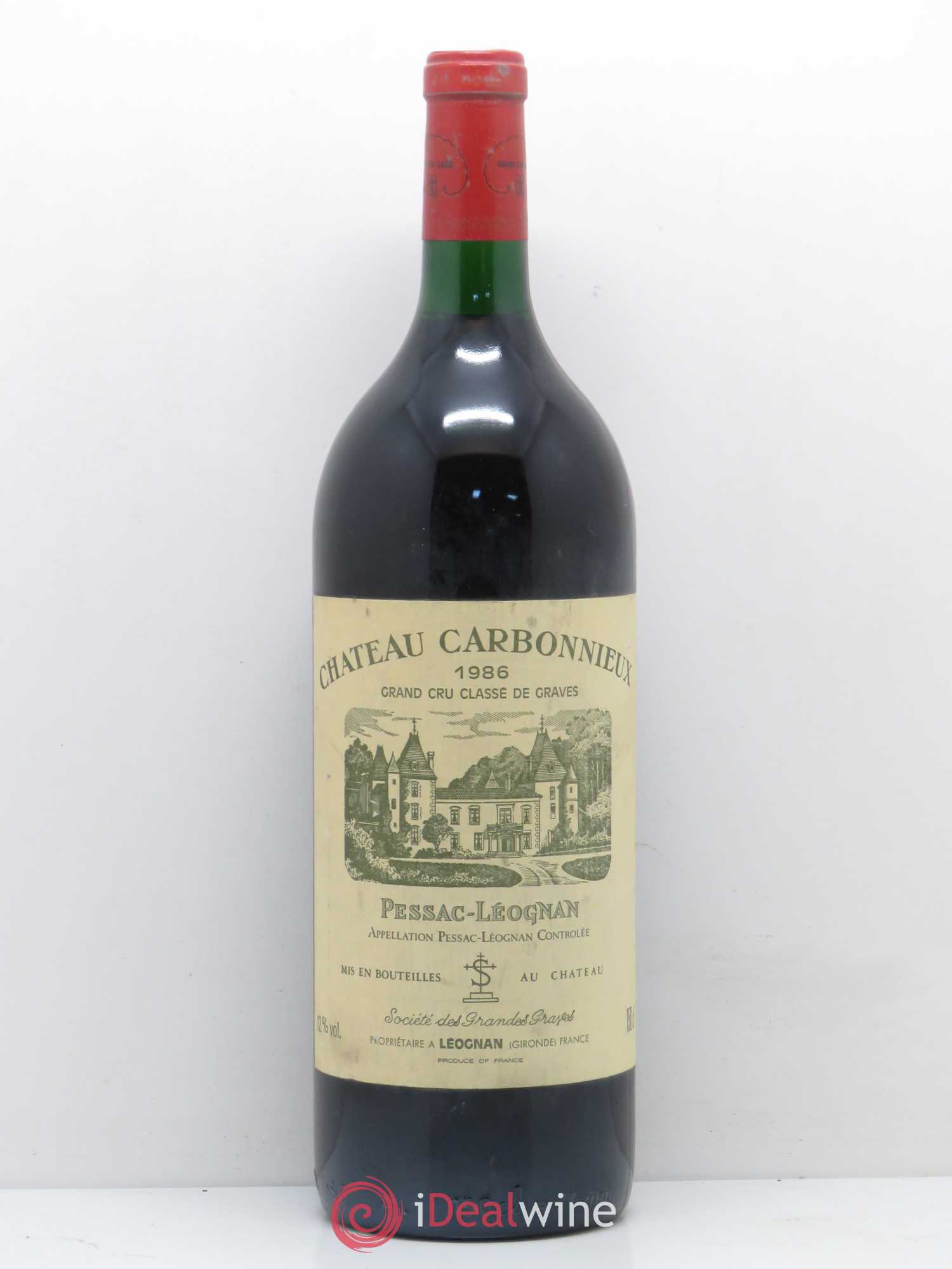 Château Carbonnieux Cru Classé de Graves 1986 - Lot de 1 magnum - 0