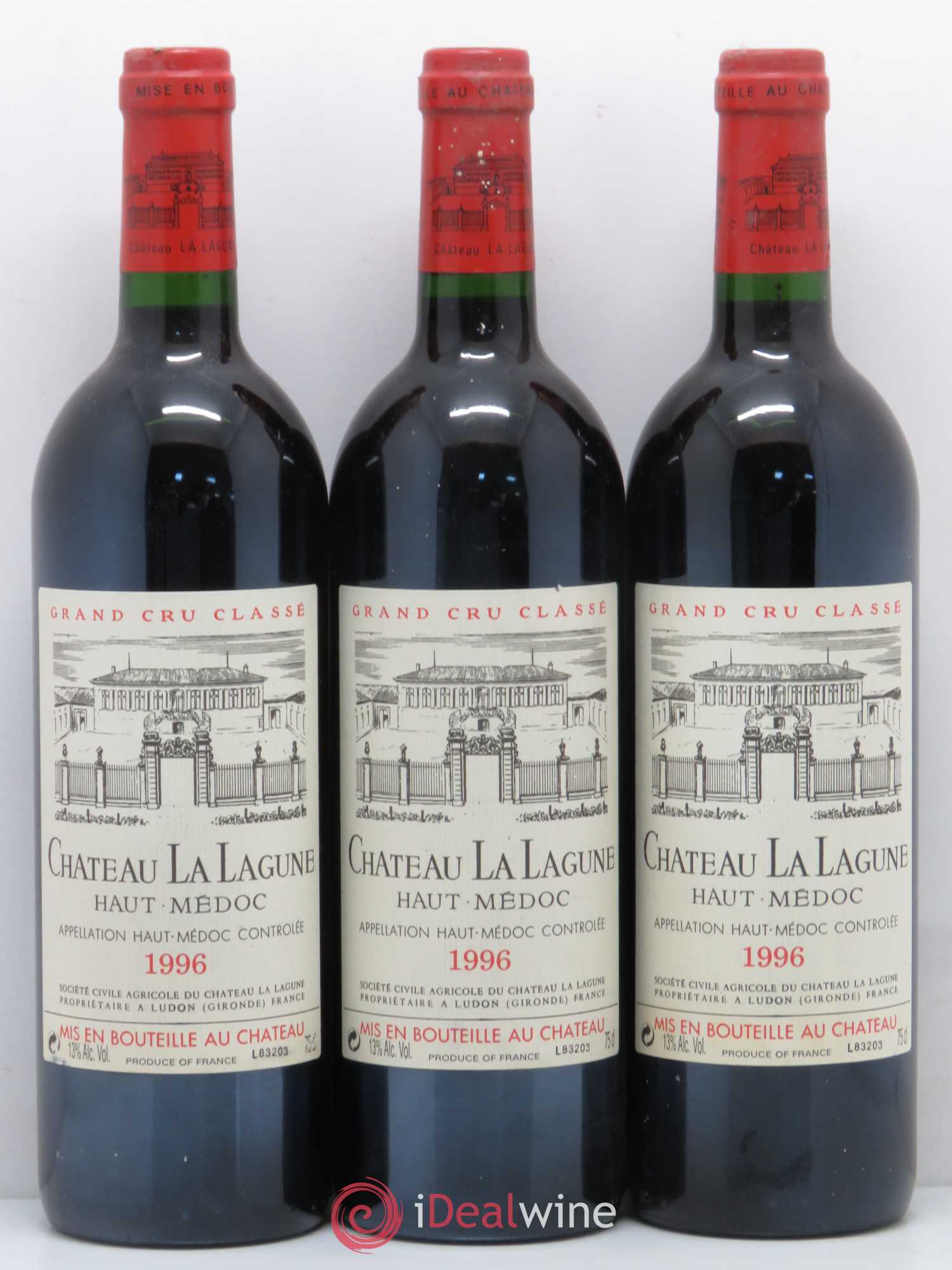 Château la Lagune 3ème Grand Cru Classé 1996 - Lot de 12 bouteilles - 2