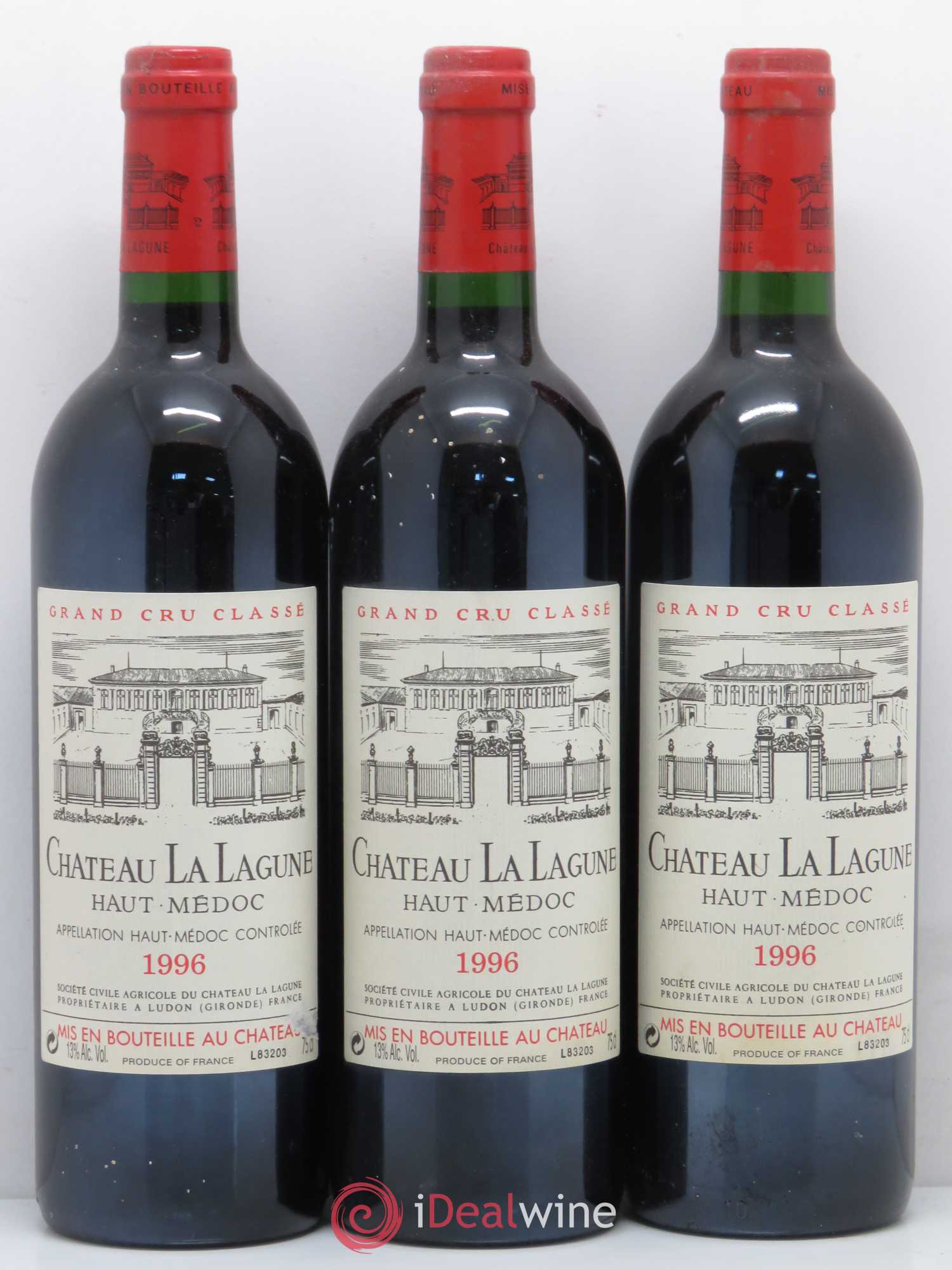 Château la Lagune 3ème Grand Cru Classé 1996 - Lot de 12 bouteilles - 3