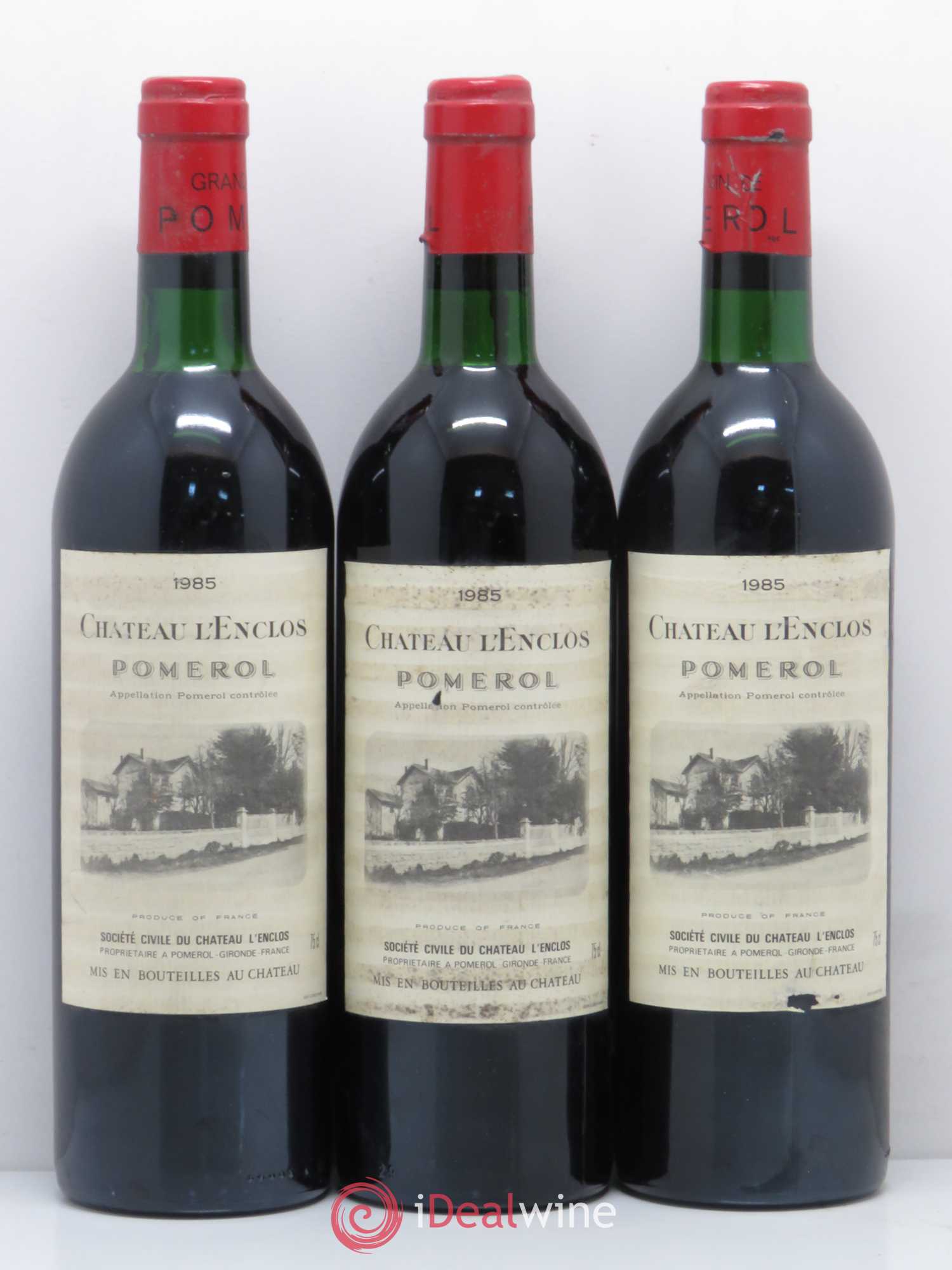 Château l' Enclos 1985 - Lot de 5 bouteilles - 1