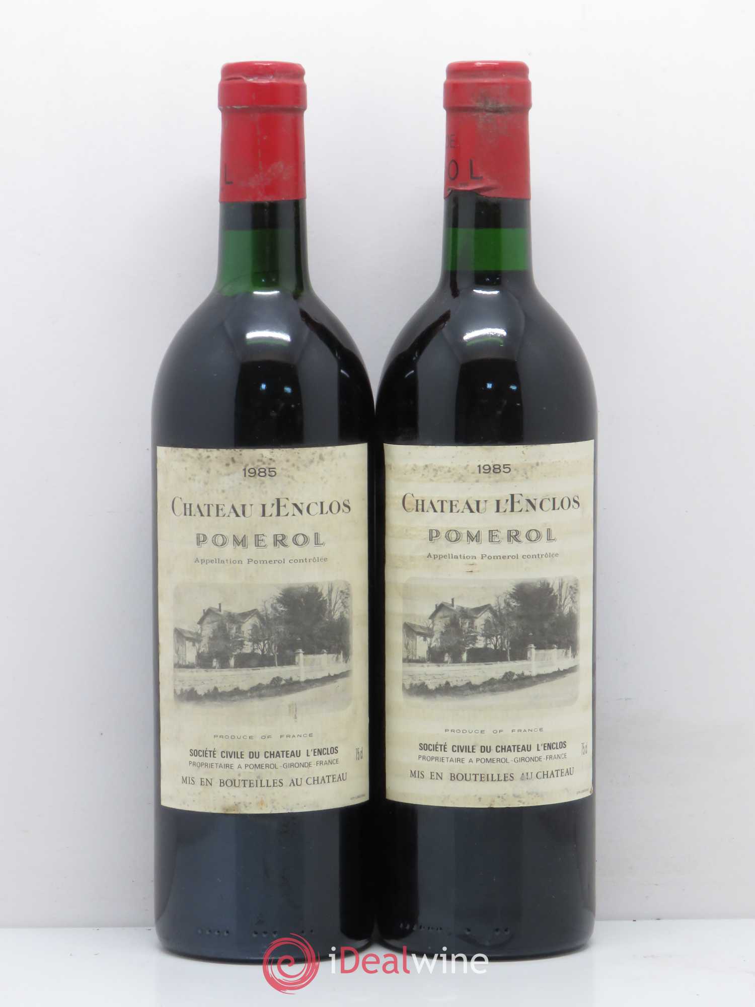 Château l' Enclos 1985 - Lot de 2 bouteilles - 0