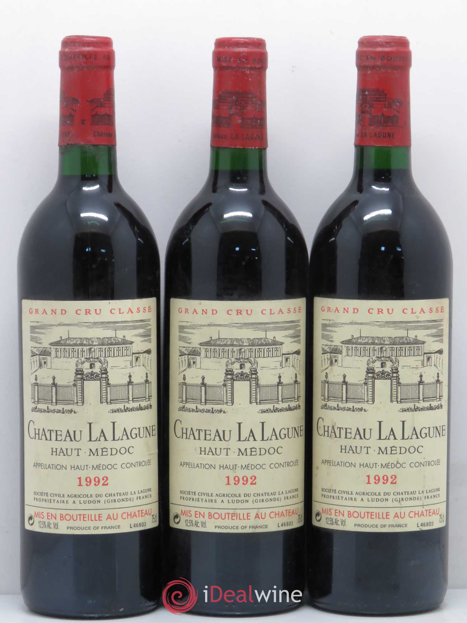 Château la Lagune 3ème Grand Cru Classé 1992 - Lot de 6 bouteilles - 2