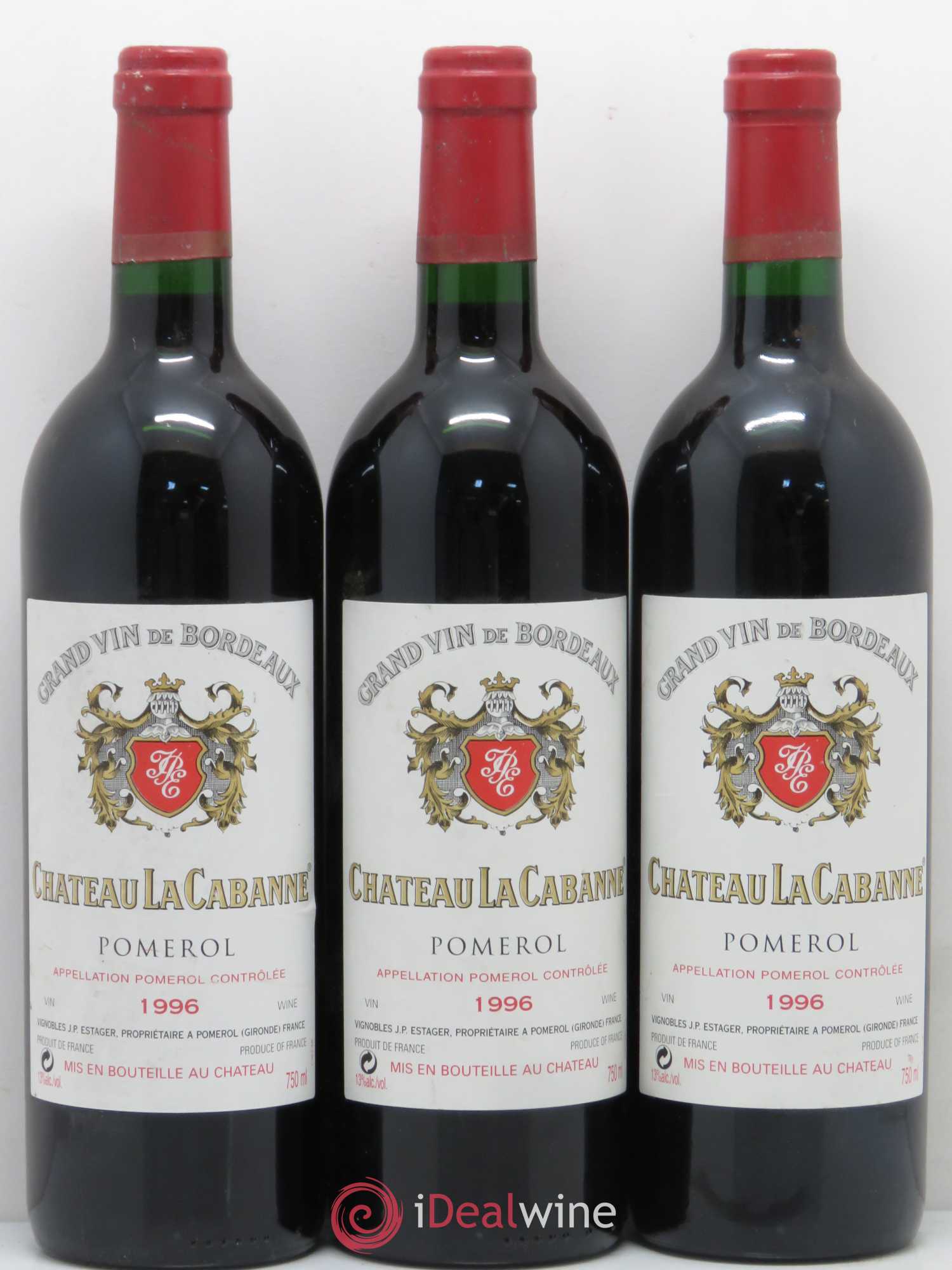 Château la Cabanne 1996 - Lot de 6 bouteilles - 1