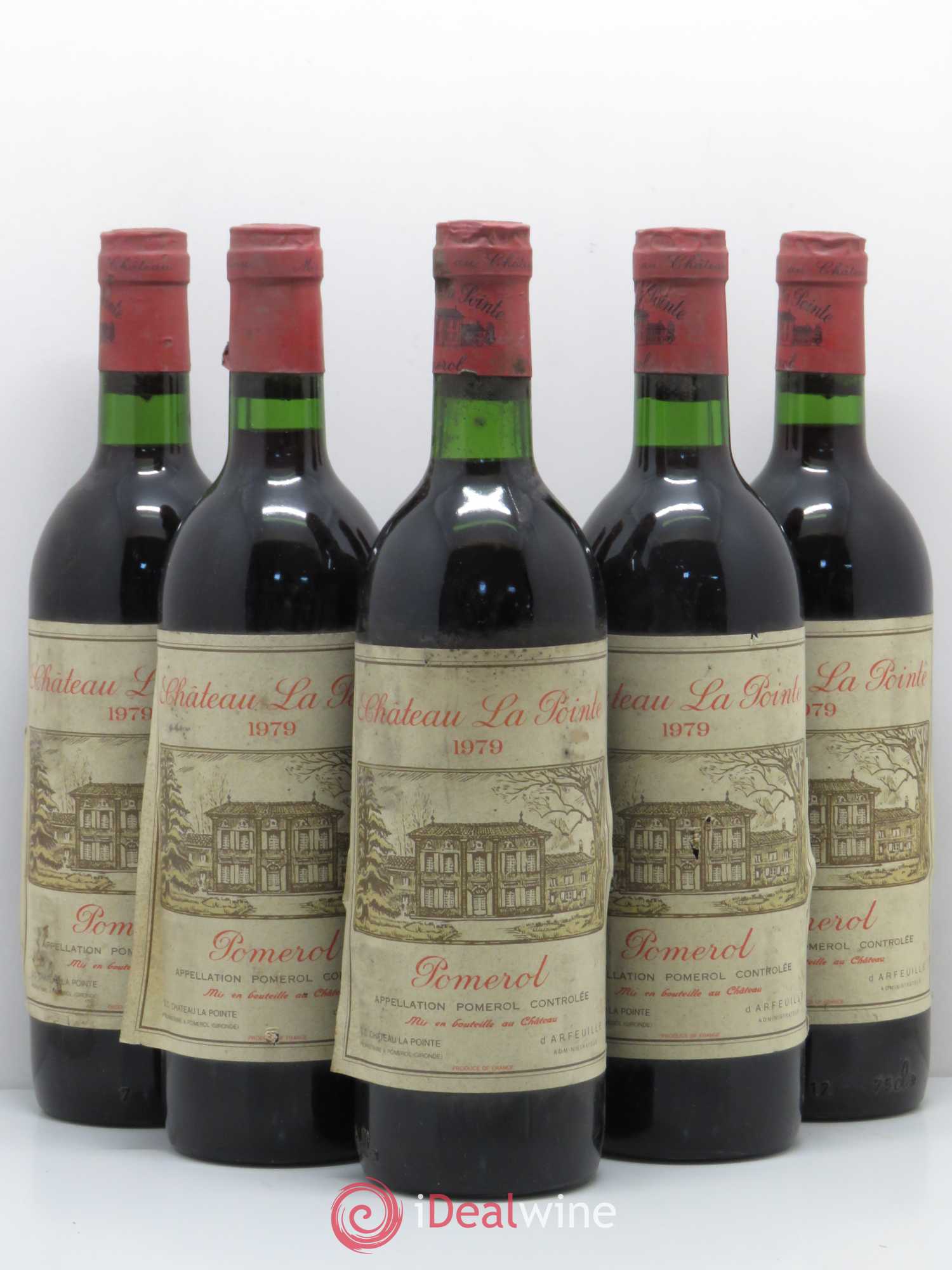 Château la Pointe 1979 - Lot de 5 bouteilles - 0