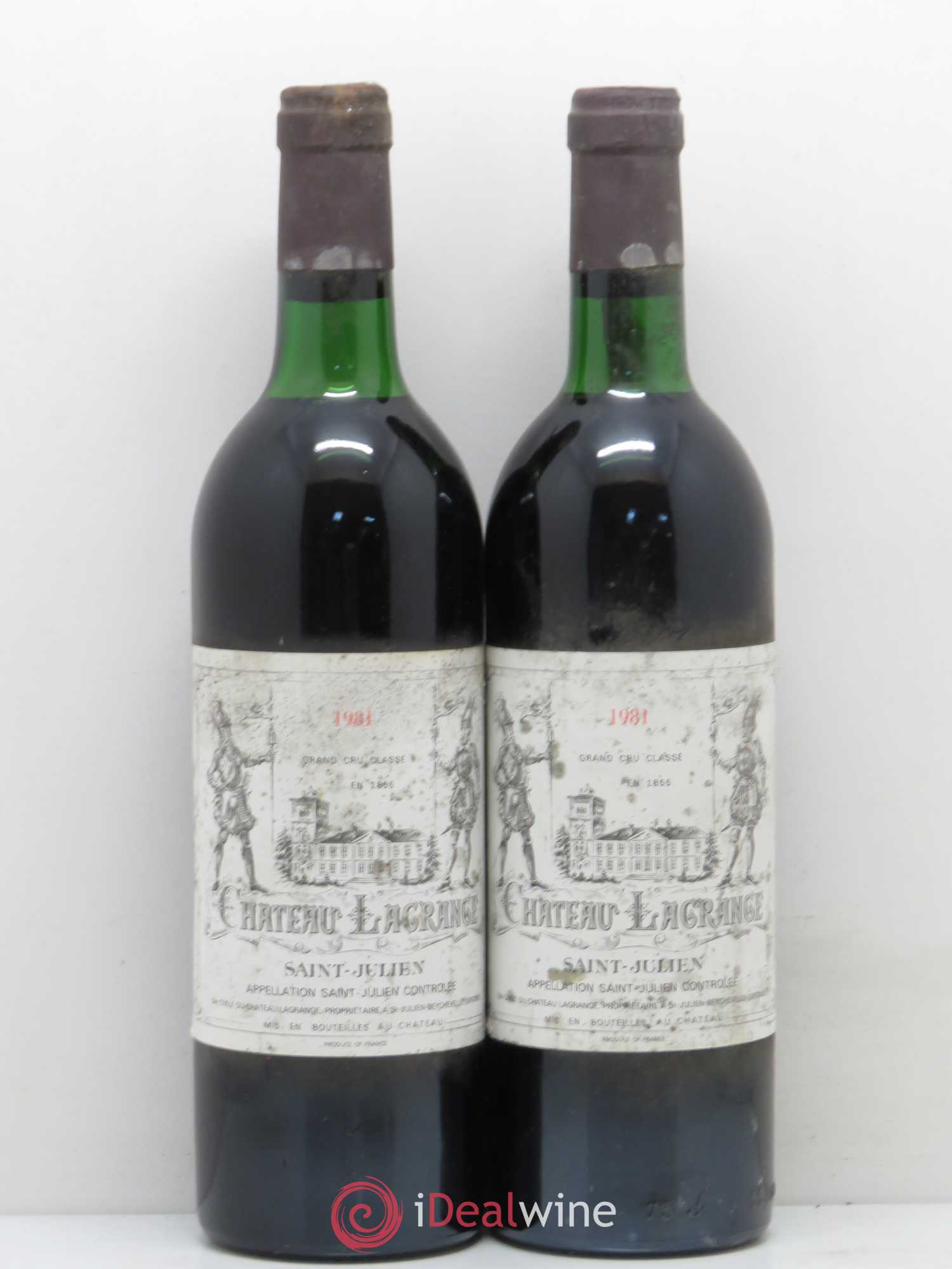 Château Lagrange 3ème Grand Cru Classé (sans prix de réserve) 1981 - Lot de 5 bouteilles - 2