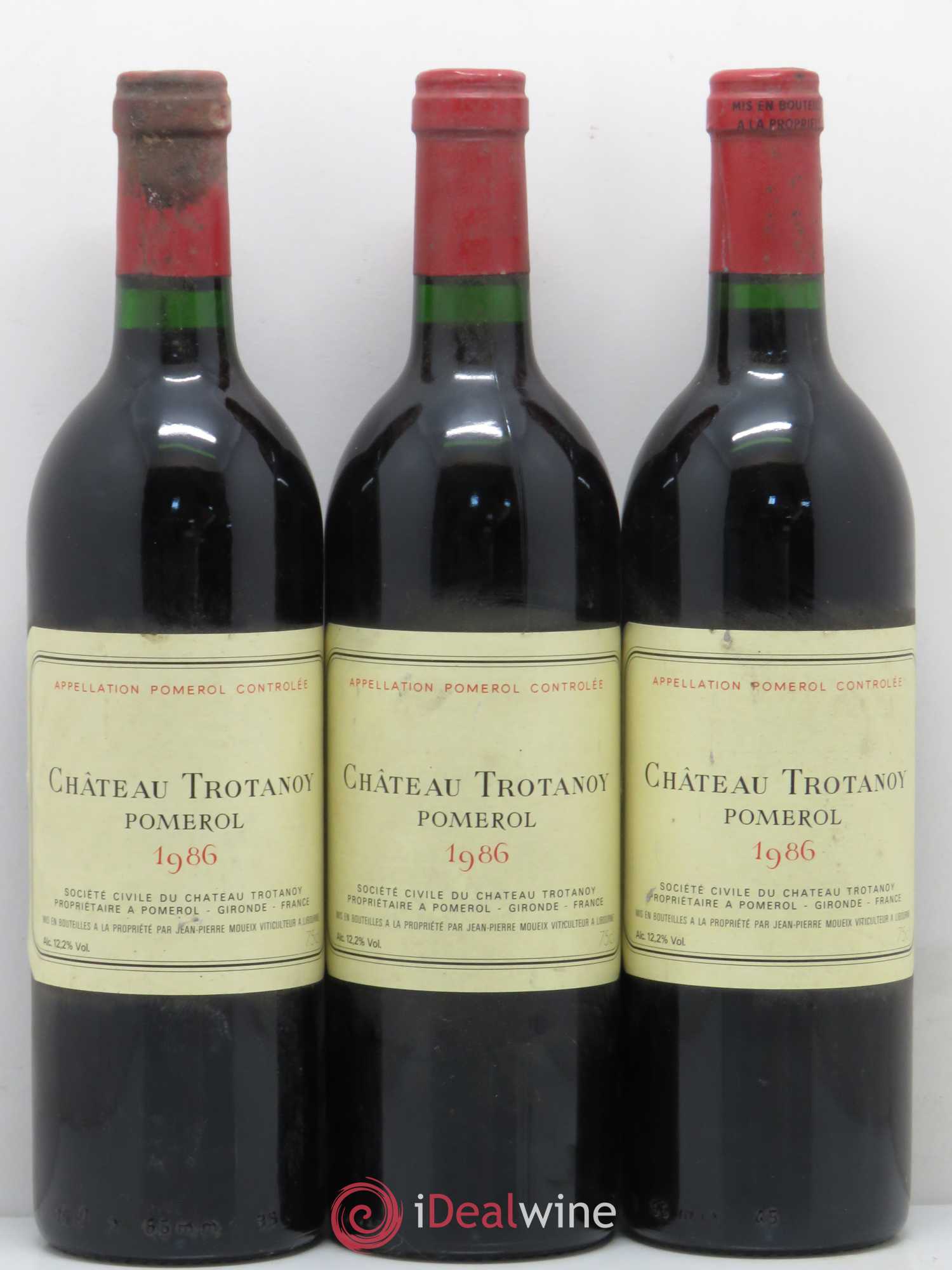 Château Trotanoy 1986 - Lot de 12 bouteilles - 2