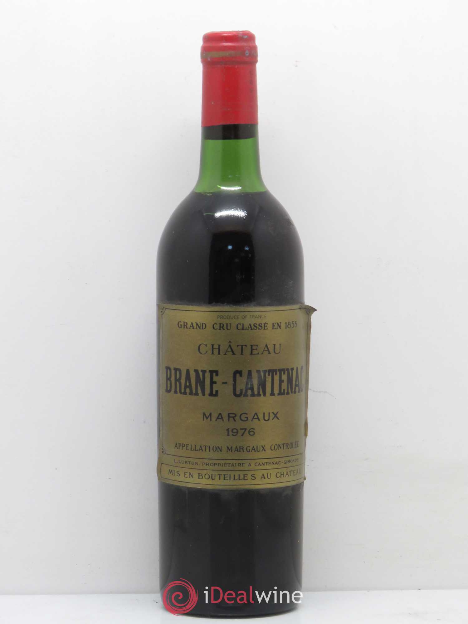 Château Brane Cantenac 2ème Grand Cru Classé 1976 - Lot de 1 bouteille - 0