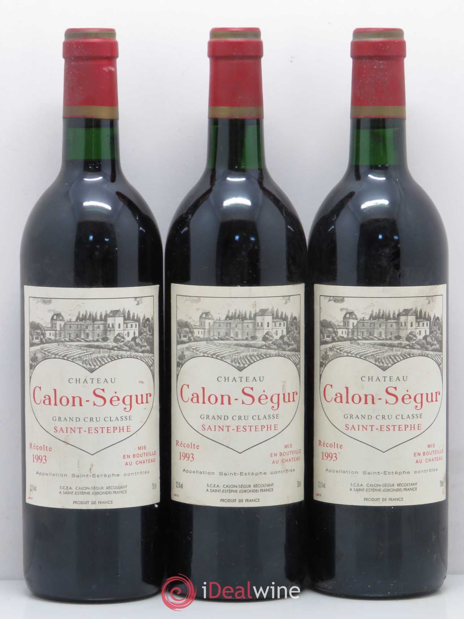 Château Calon Ségur 3ème Grand Cru Classé 1993 - Lot de 6 bouteilles - 2