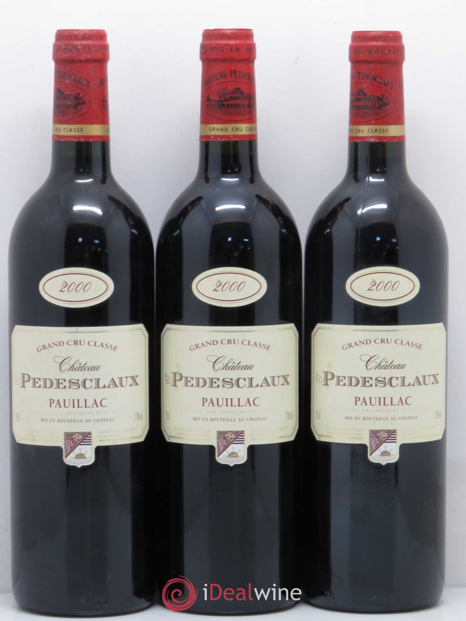 Château Pedesclaux 5ème Grand Cru Classé 2000 - Lot de 6 bouteilles - 1