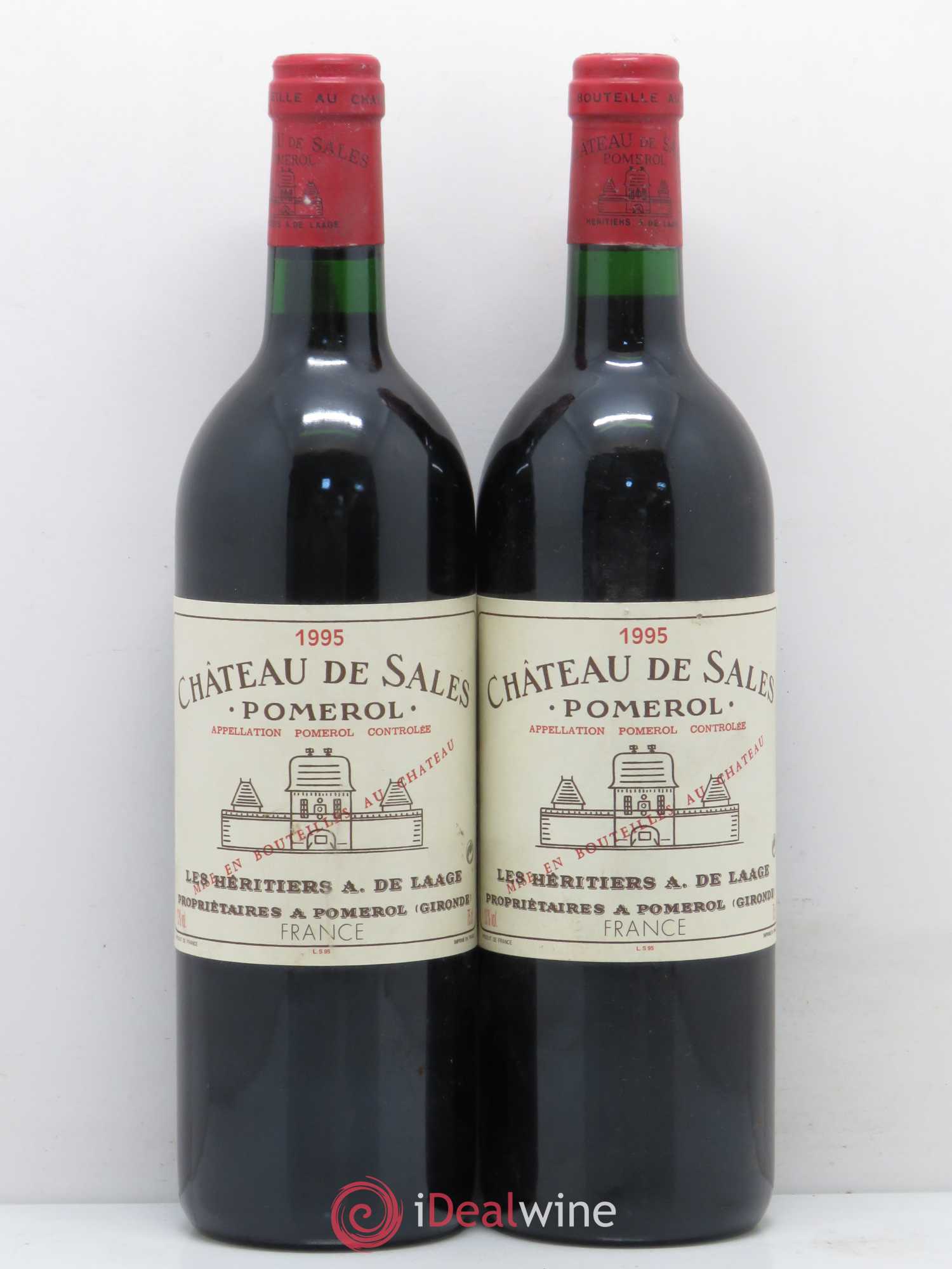 Château de Sales 1995 - Lot de 2 bouteilles - 0