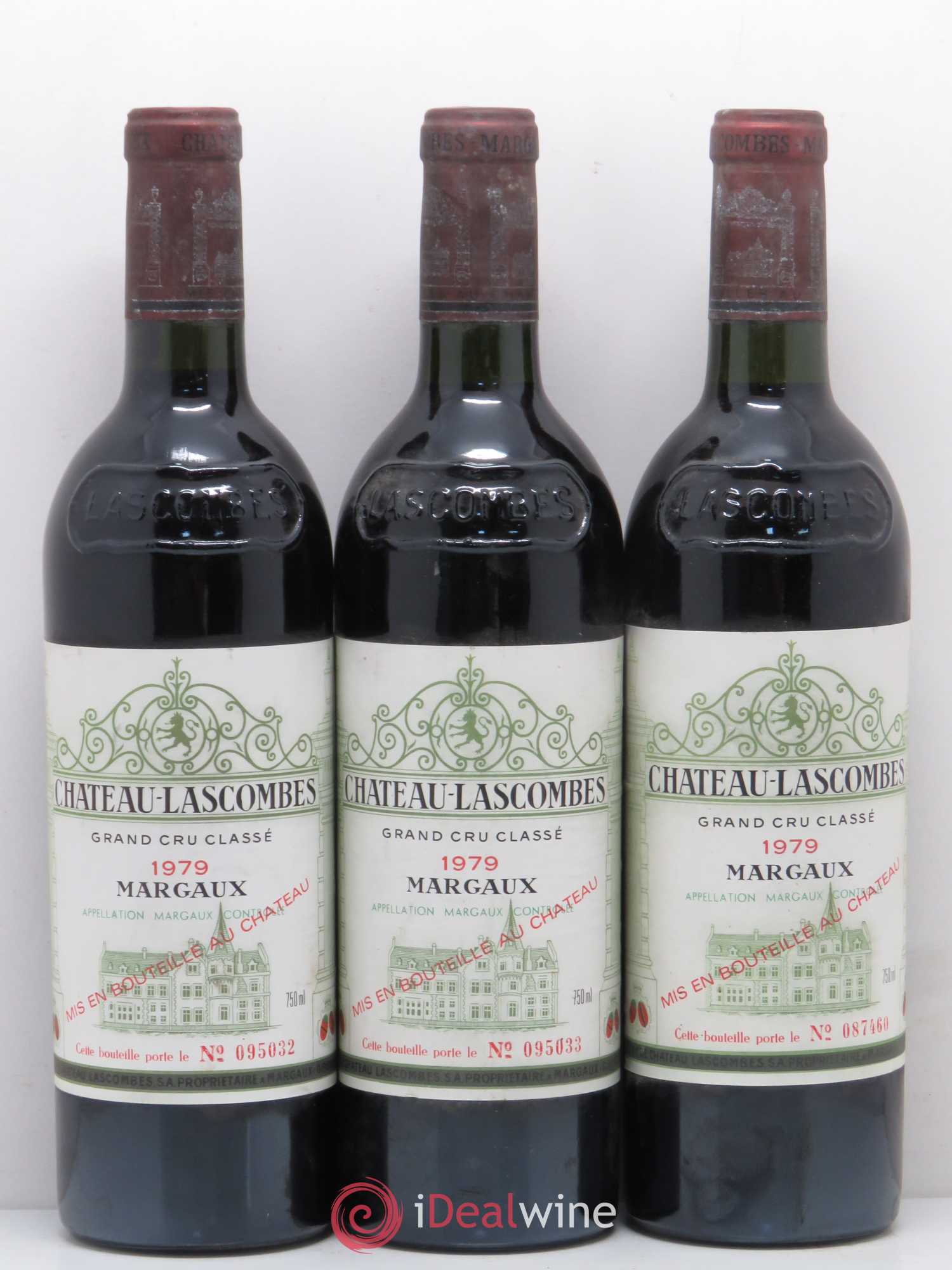 Château Lascombes 2ème Grand Cru Classé 1979 - Lot de 5 bouteilles - 1