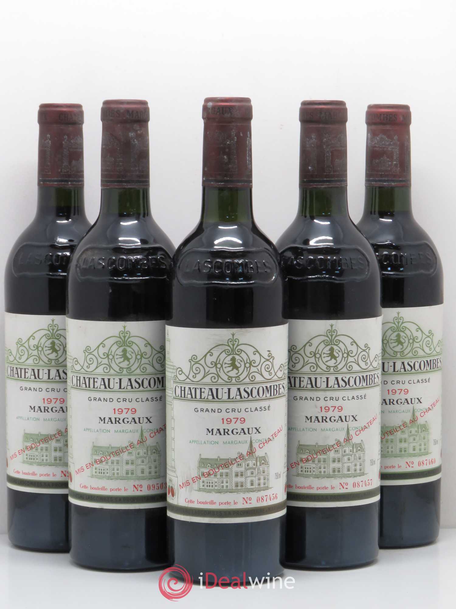 Château Lascombes 2ème Grand Cru Classé 1979 - Lot de 5 bouteilles - 0