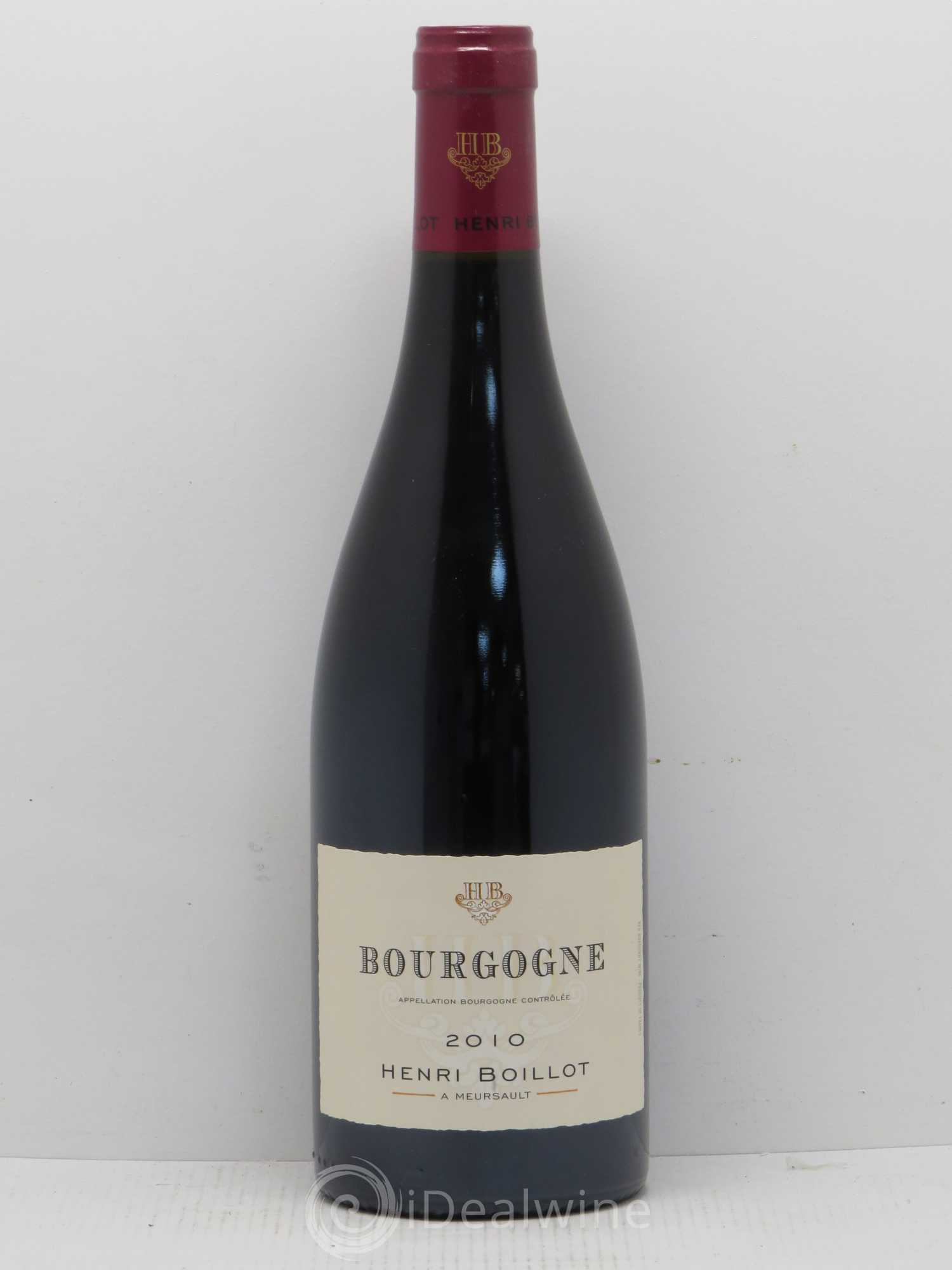Bourgogne Pinot noir Henri Boillot 2010 - Posten von 1 Flasche - 0