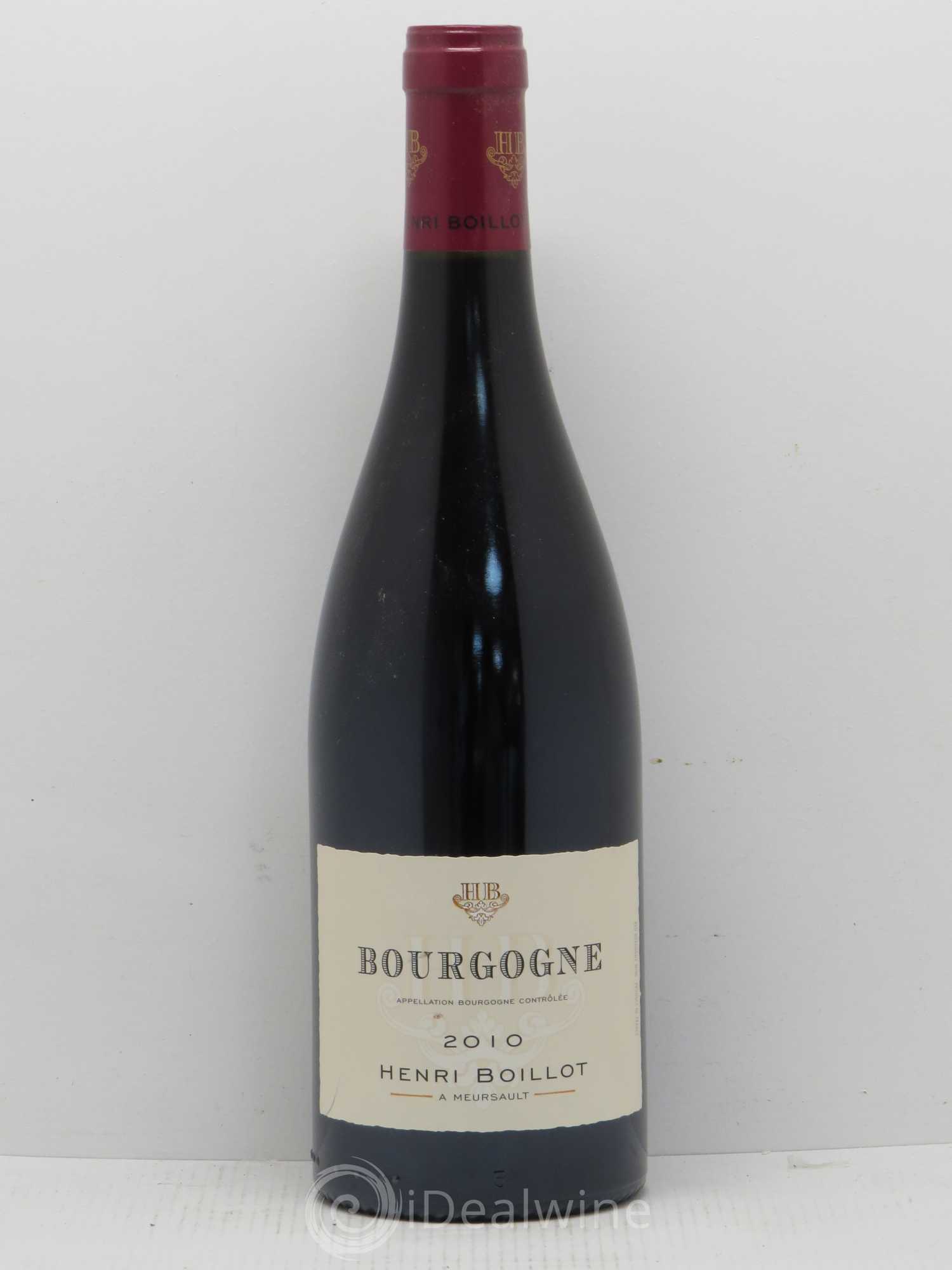 Bourgogne Pinot noir Henri Boillot 2010 - Posten von 1 Flasche - 0