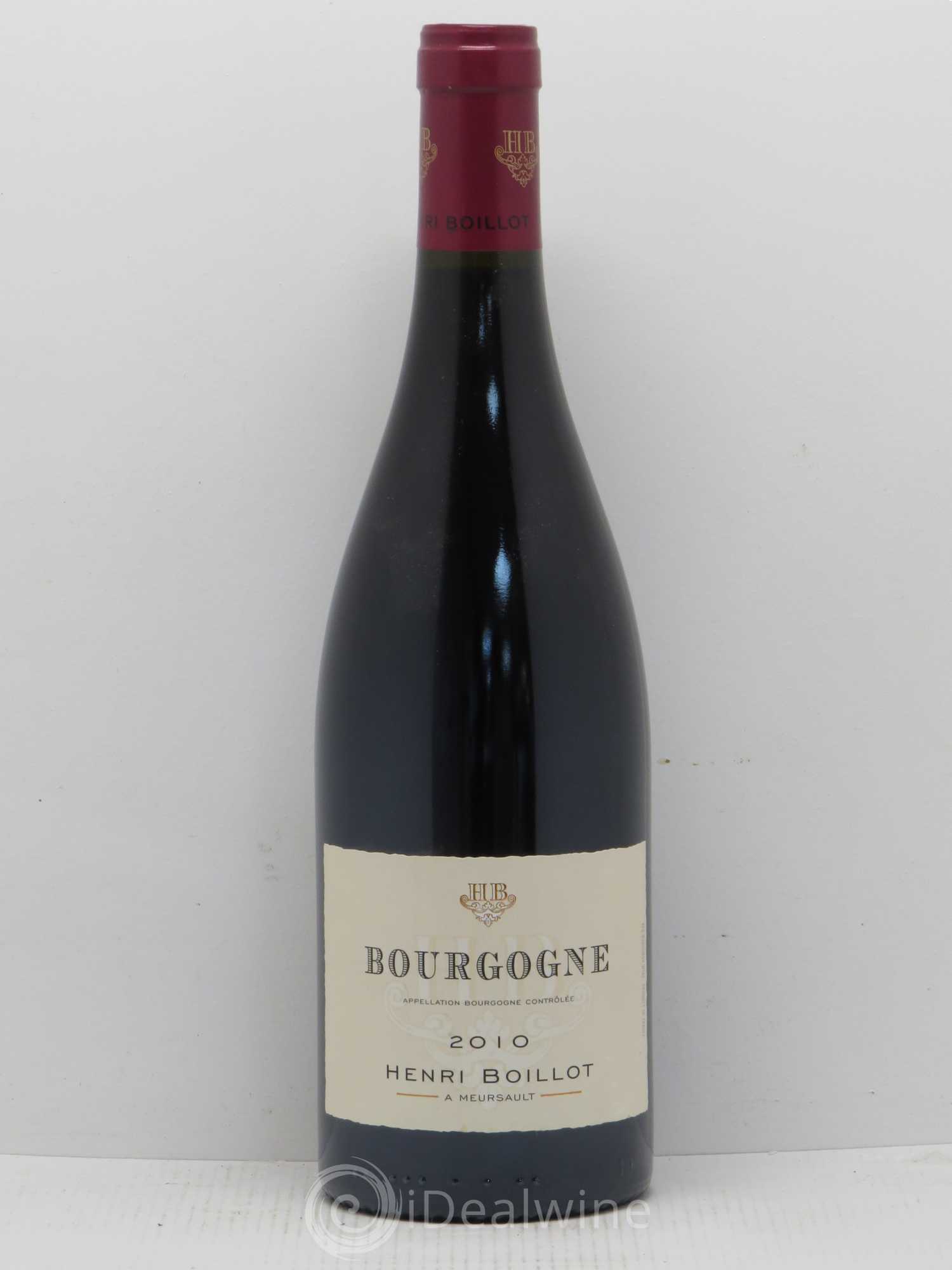 Bourgogne Pinot noir Henri Boillot 2010 - Posten von 1 Flasche - 0