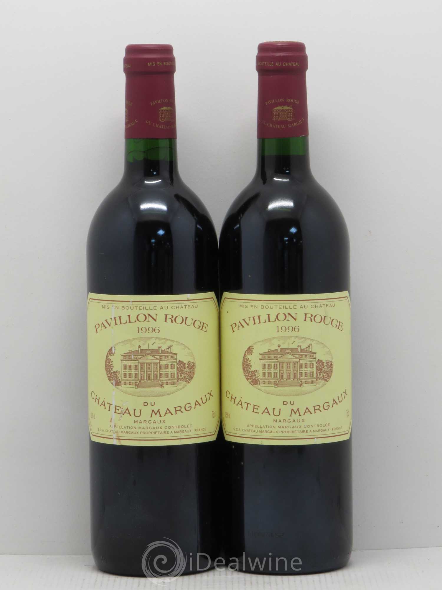 Pavillon Rouge du Château Margaux Second Vin 1996 - Lot de 2 bouteilles - 0