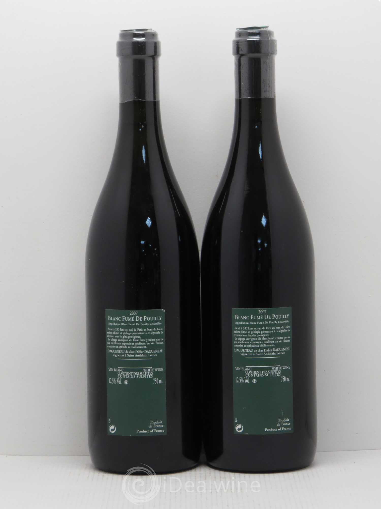 Vin de France (anciennement Pouilly-Fumé) Silex Dagueneau (Domaine Didier - Louis-Benjamin) 2007 - Lot of 2 bottles - 1