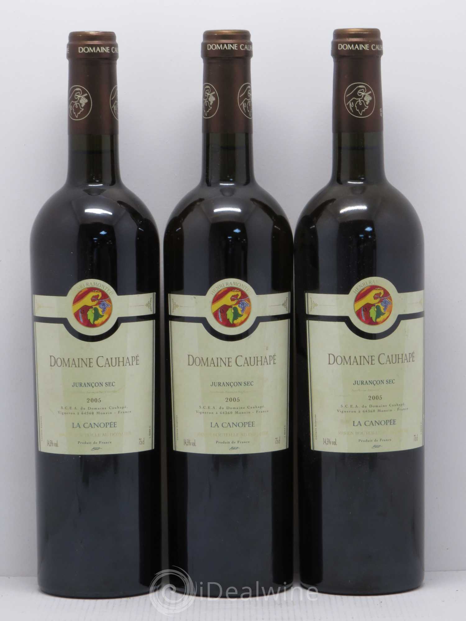 Jurançon Sec La Canopée Cauhapé 2005 - Lot de 3 bouteilles - 0