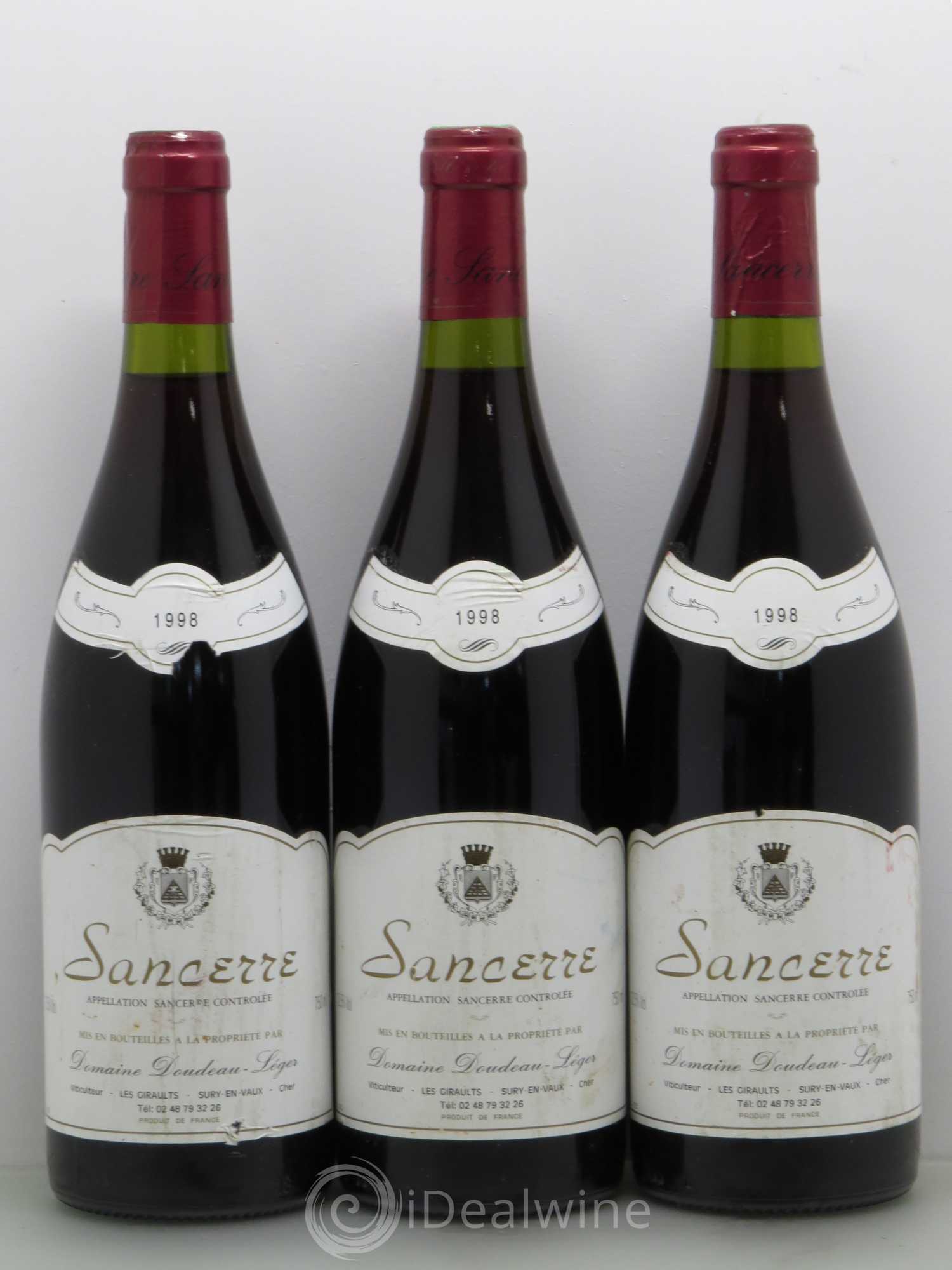 Sancerre Domaine Doudeau Leger 1998 - Posten von 3 Flaschen - 0