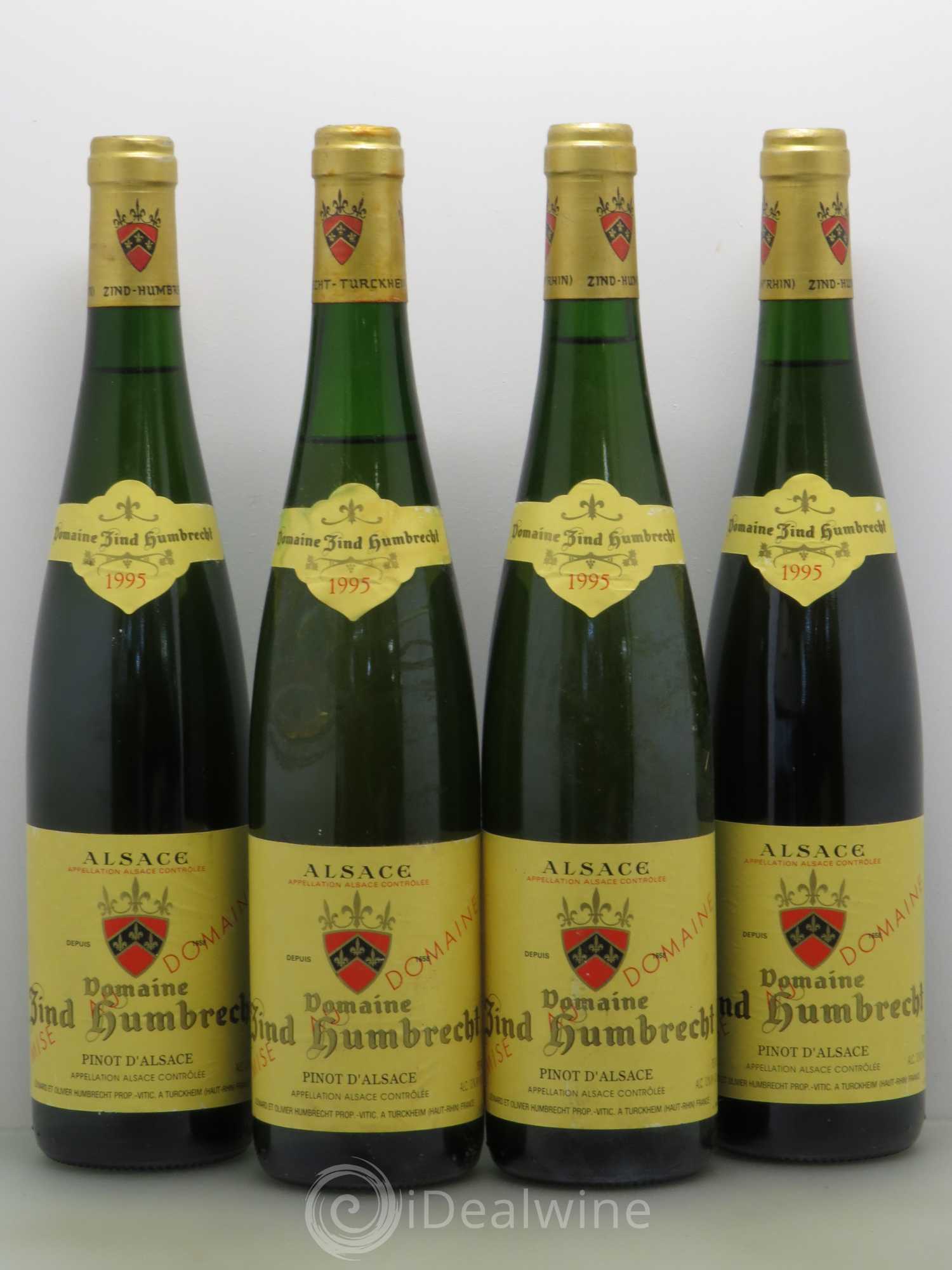 Alsace Pinot Gris (anciennement Tokay) Zind-Humbrecht (Domaine) 1995 - Lot de 4 bouteilles - 0