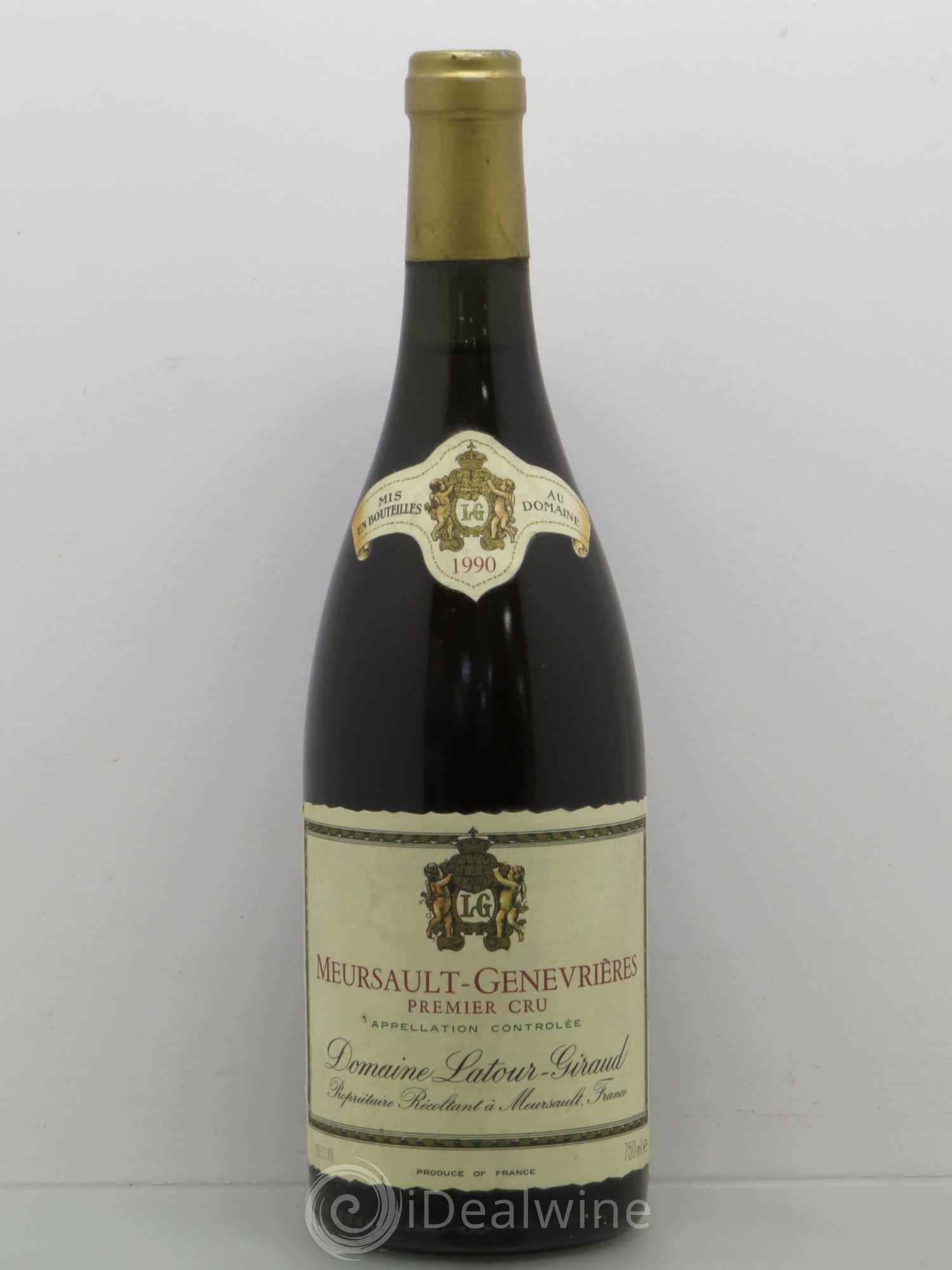 Meursault 1er Cru Genevrieres Domaine Latour Giraud 1990 - Posten von 1 Flasche - 0