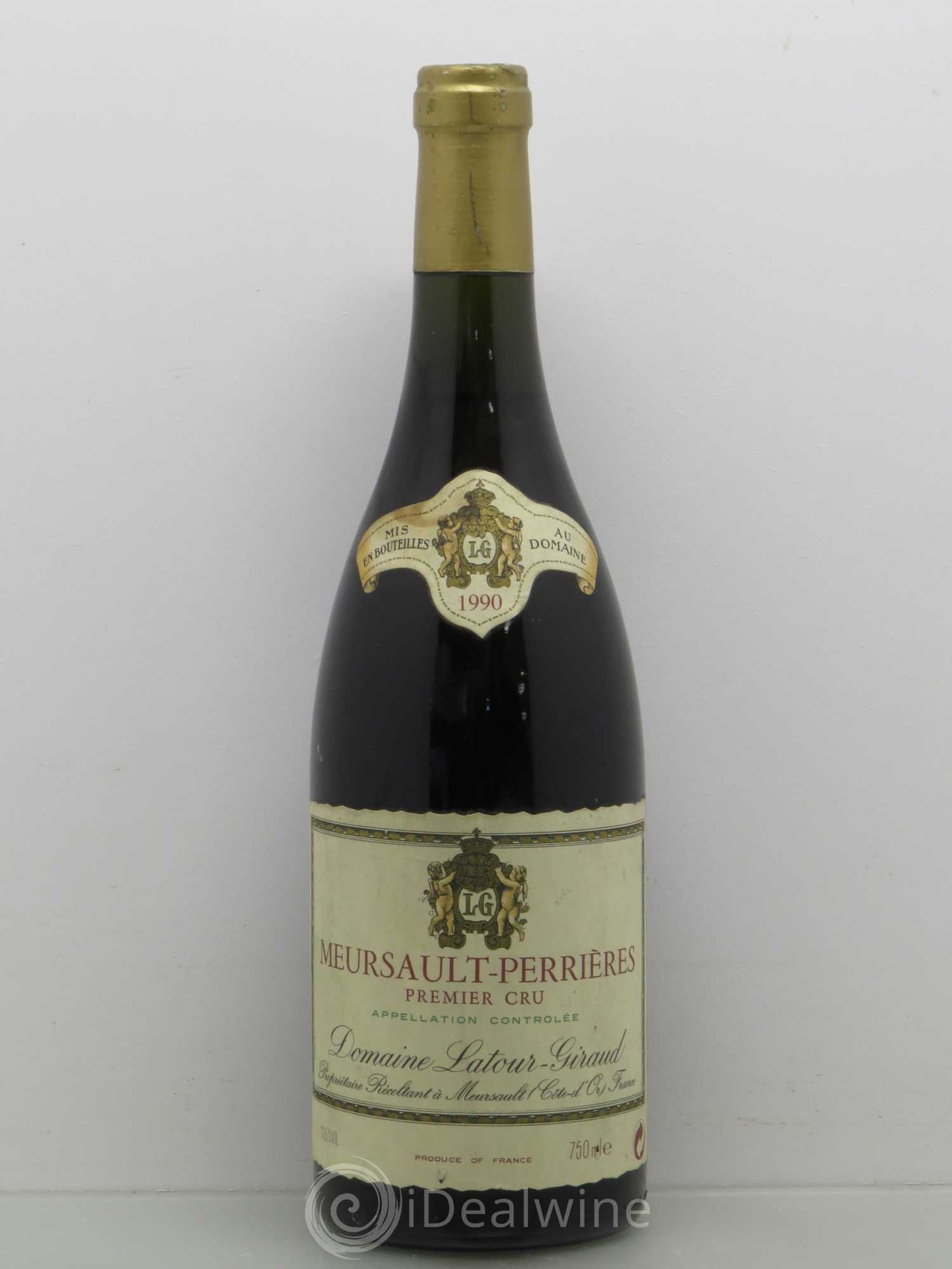 Meursault Perrieres Domaine Latour Giraud 1990 - Posten von 1 Flasche - 0