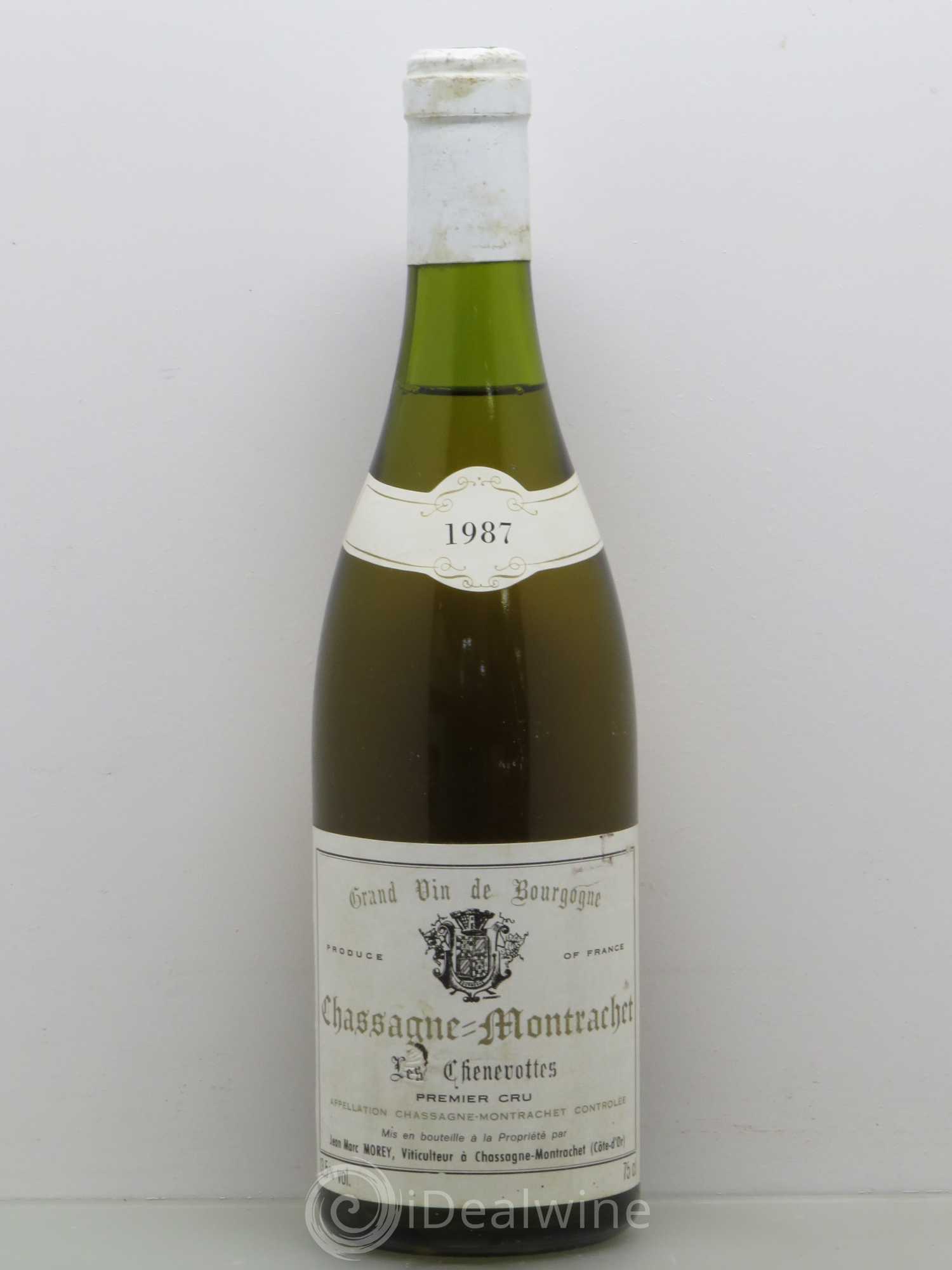 Chassagne-Montrachet 1er Cru Les Chevenottes JM Morey 1987 - Lotto di 1 bottiglia - 0