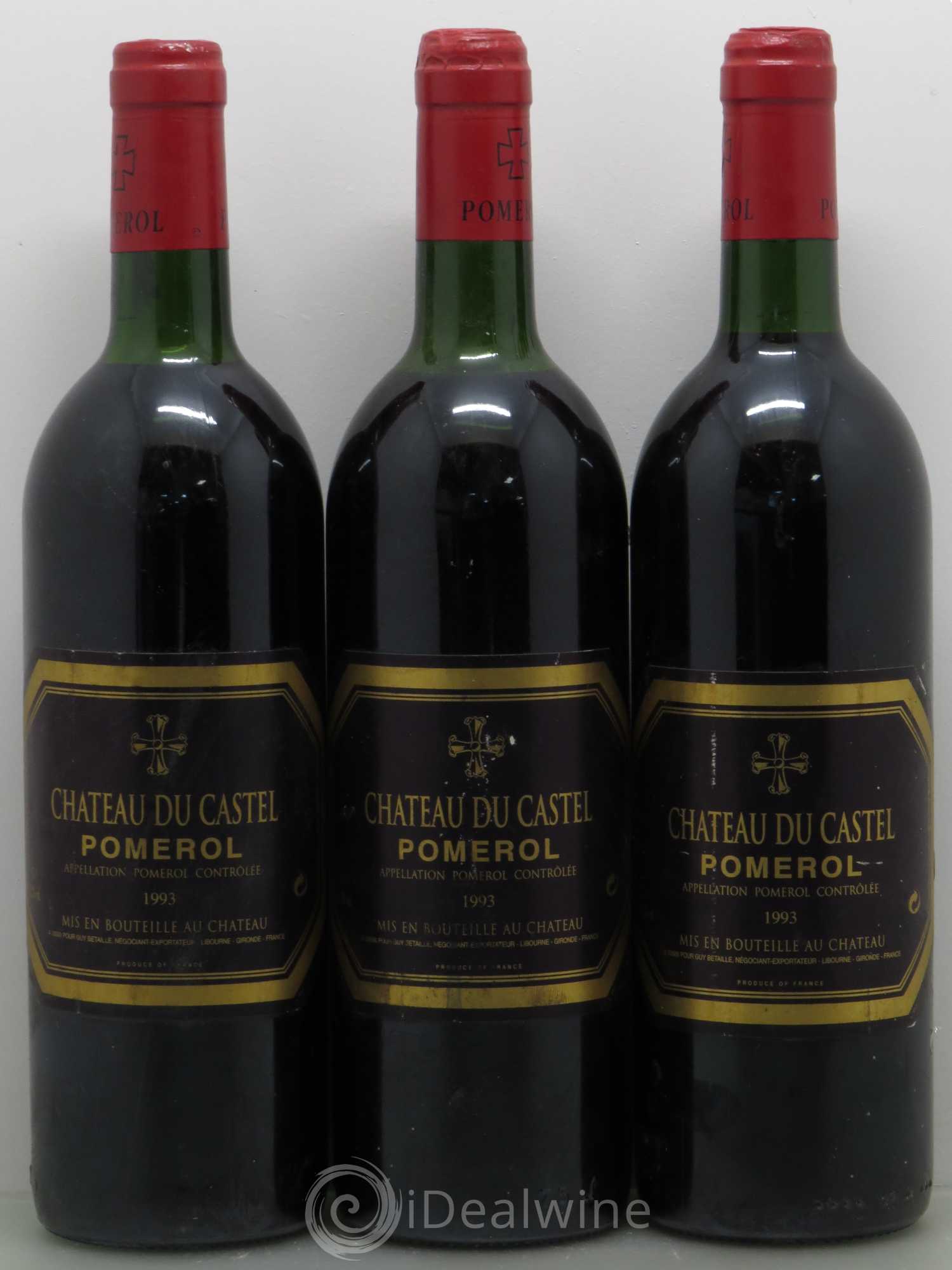 Pomerol Château Du Castel 1993 - Lot de 6 bouteilles - 2