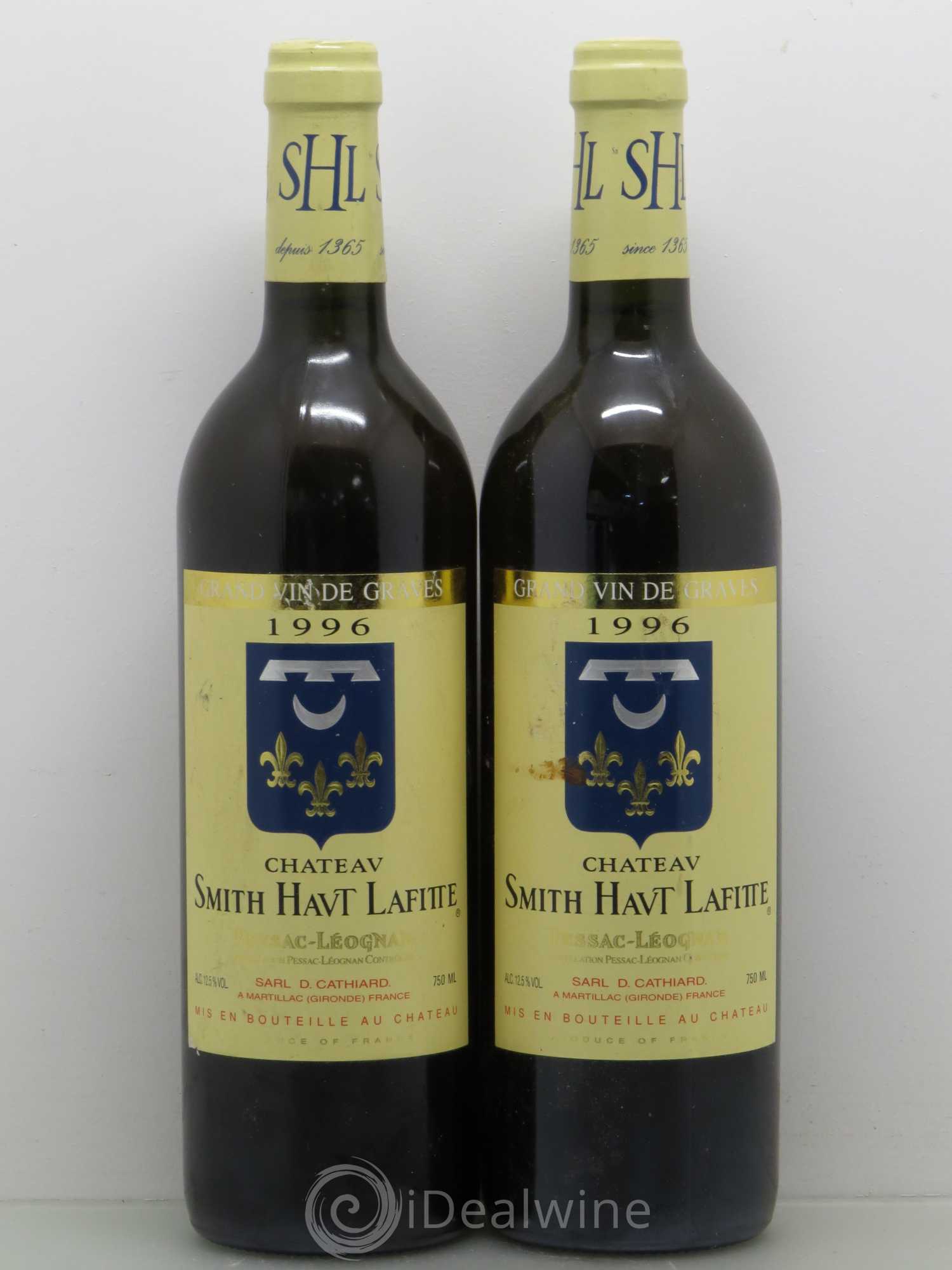 Château Smith Haut Lafitte 1996 - Lot de 2 bouteilles - 0
