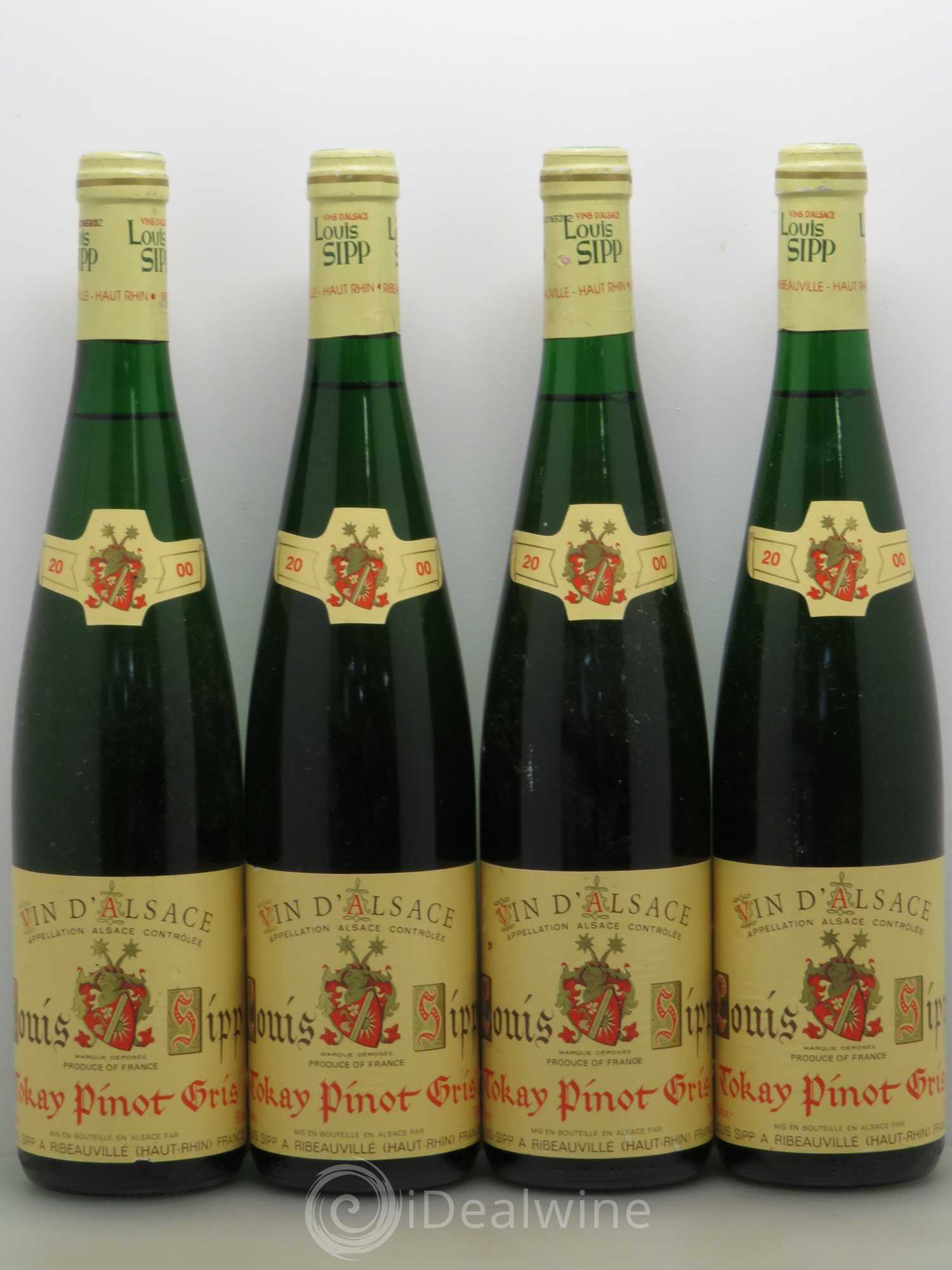 Pinot Gris Louis Sipp 2000 - Posten von 8 Flaschen - 2