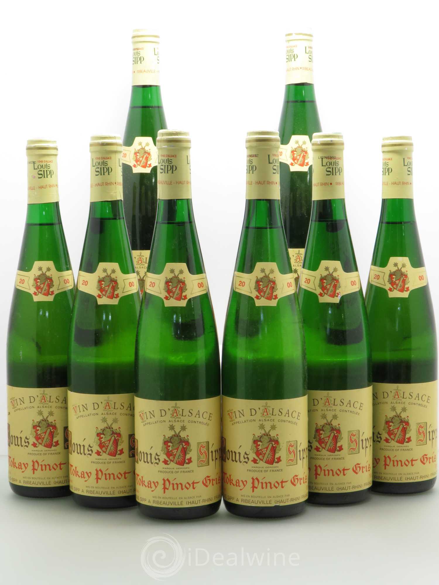 Pinot Gris Louis Sipp 2000 - Posten von 8 Flaschen - 0