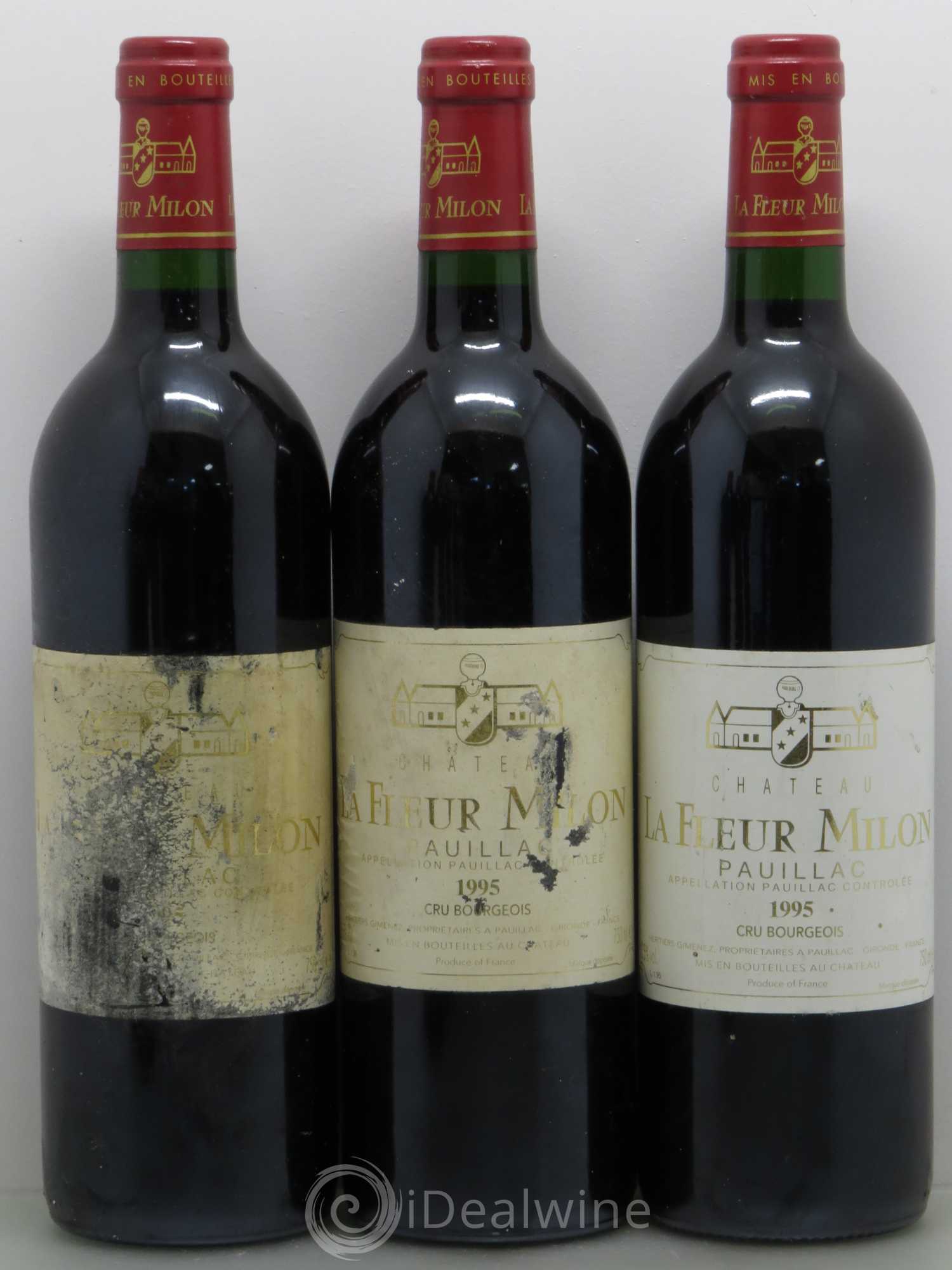 Château la Fleur Milon Cru Bourgeois (sans prix de réserve) 1995 - Lot de 6 bouteilles - 1
