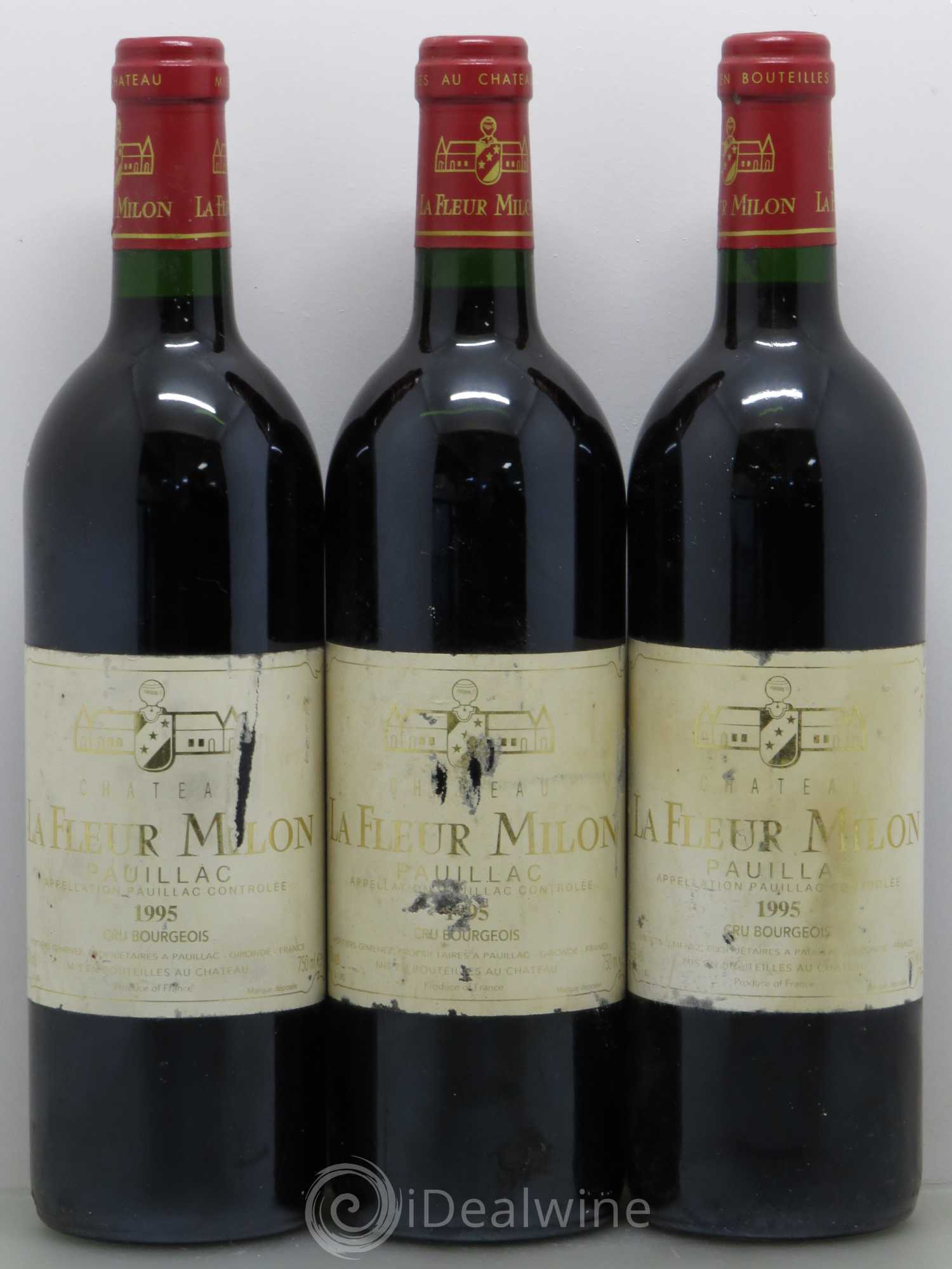 Château la Fleur Milon Cru Bourgeois (sans prix de réserve) 1995 - Lot de 6 bouteilles - 2