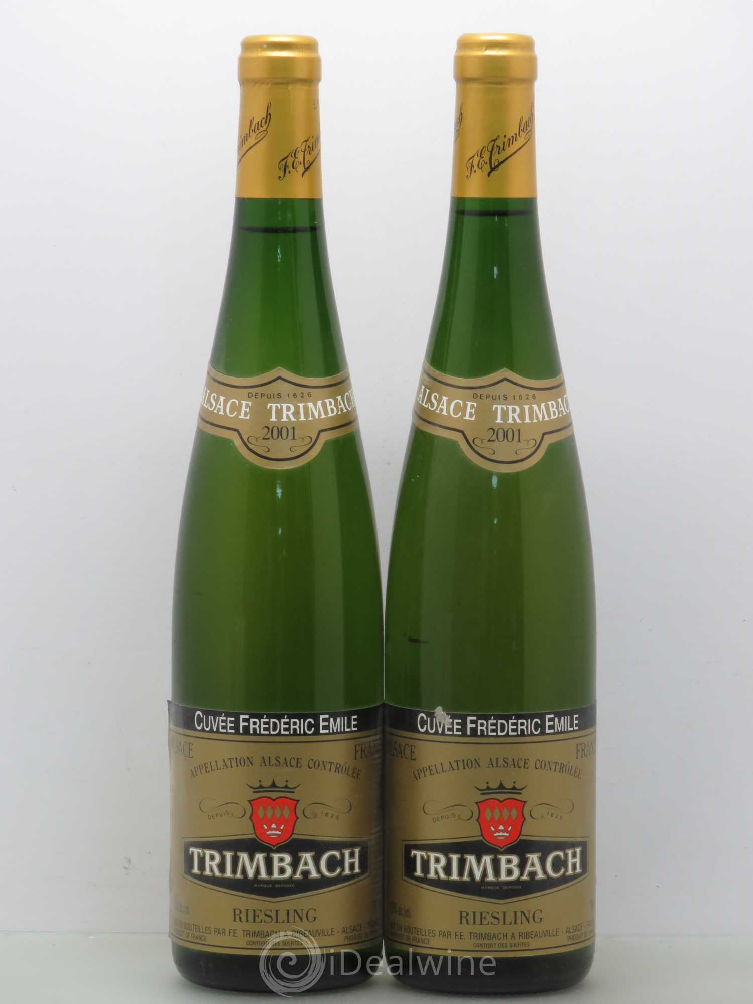 Alsace Riesling Cuvée Frédéric Emile Trimbach (Domaine) 2001 - Lot de 2 bouteilles - 0