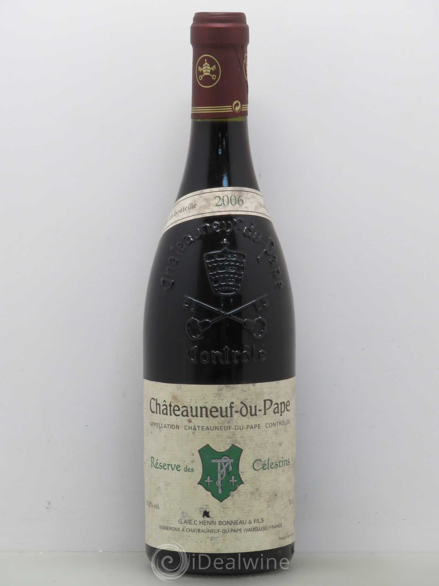 Châteauneuf-du-Pape Réserve des Célestins Henri Bonneau & Fils 2006 - Lot de 1 bouteille - 0